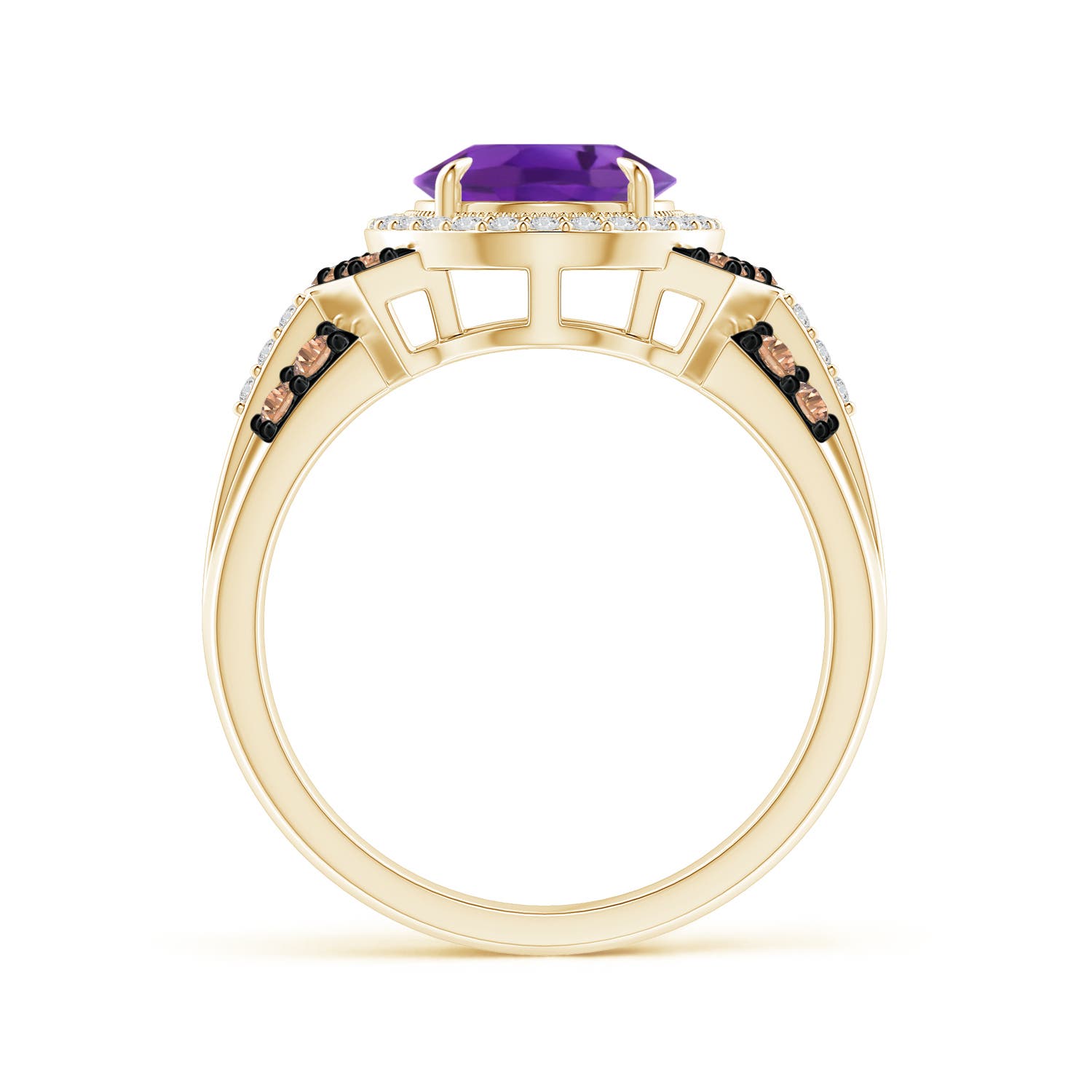 AAA - Amethyst / 2.81 CT / 14 KT Yellow Gold