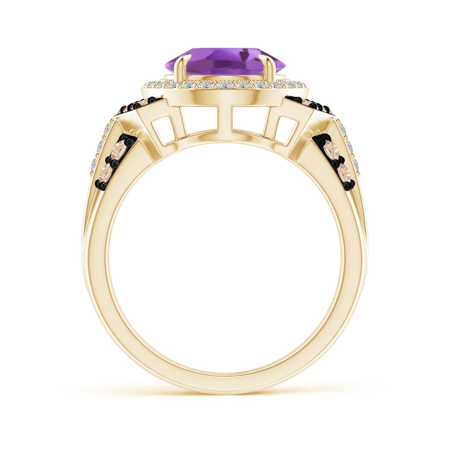 A - Amethyst / 3.8 CT / 14 KT Yellow Gold