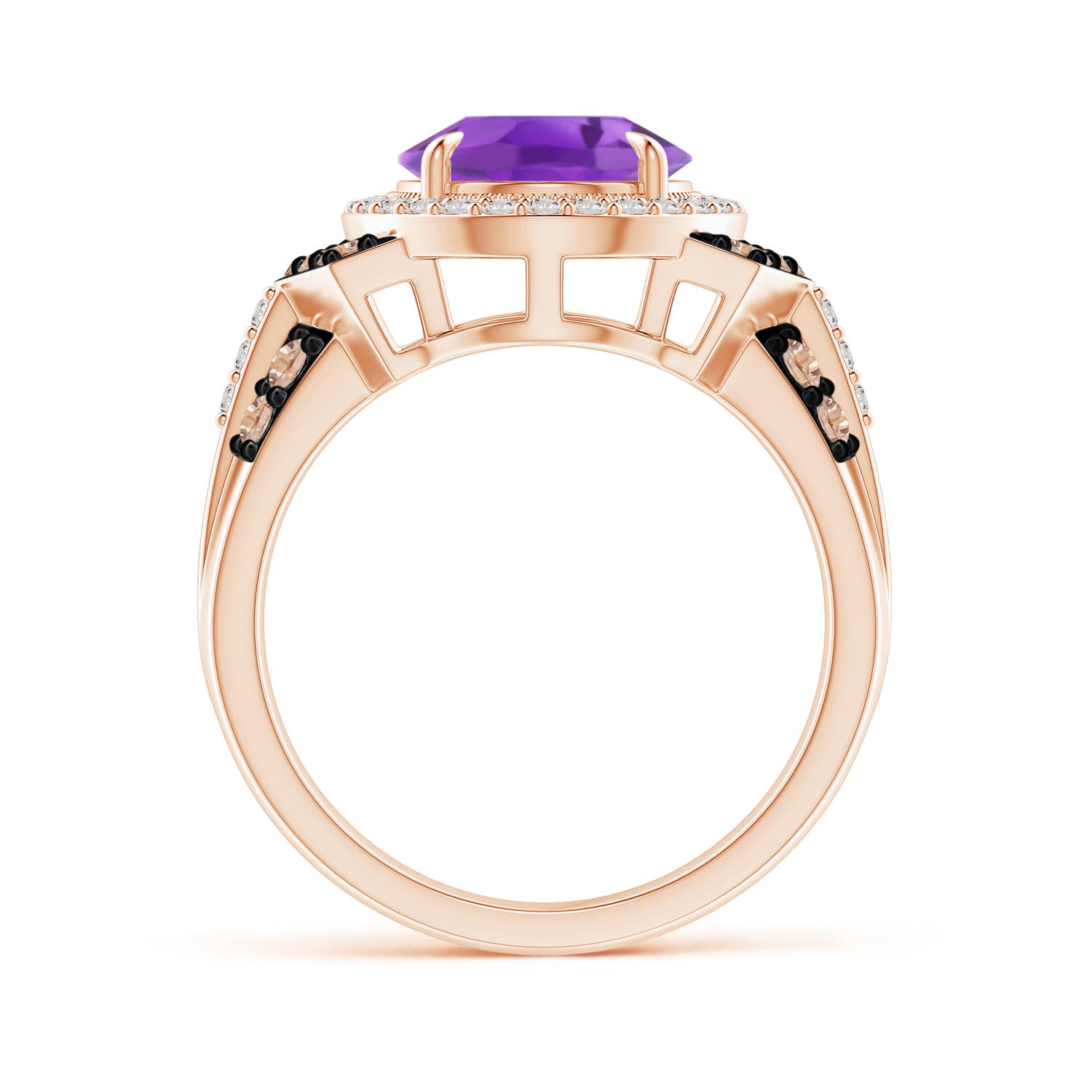 AA - Amethyst / 3.8 CT / 14 KT Rose Gold