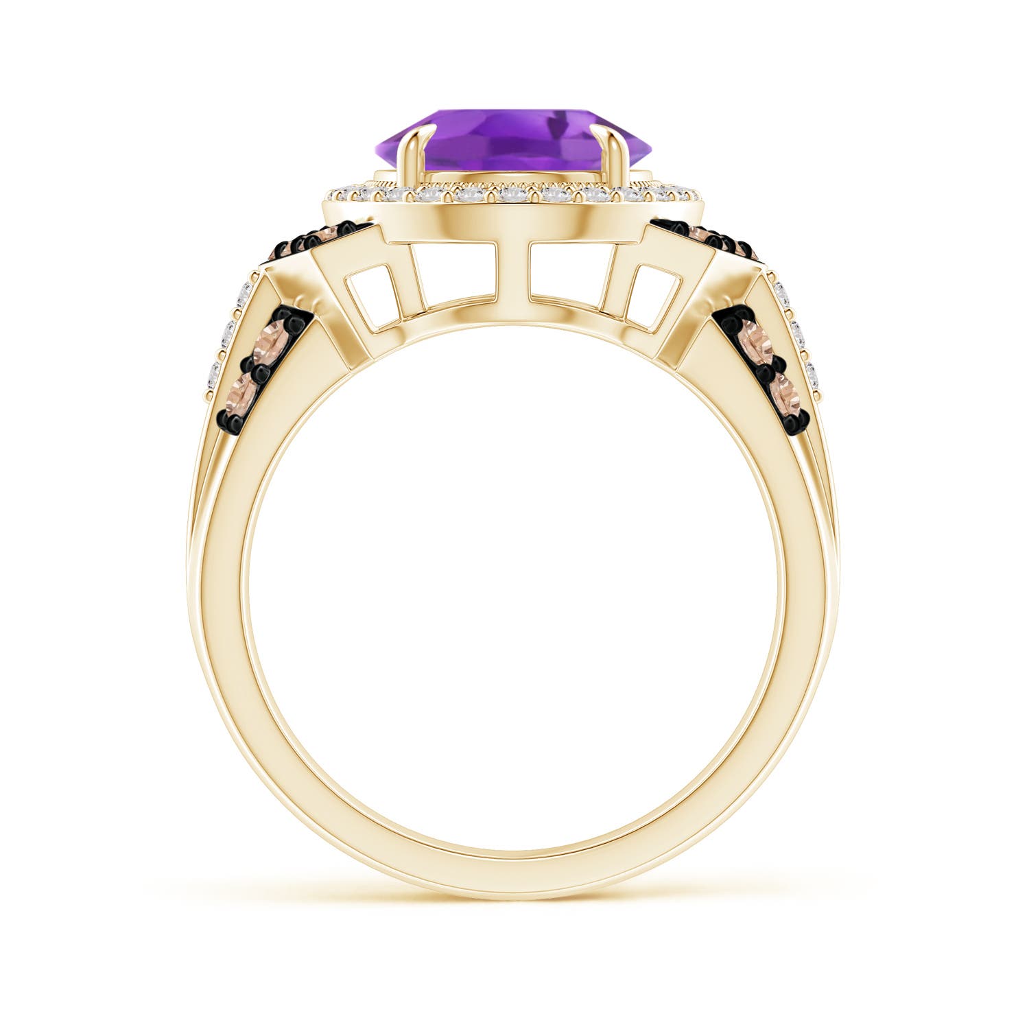 AA - Amethyst / 3.8 CT / 14 KT Yellow Gold