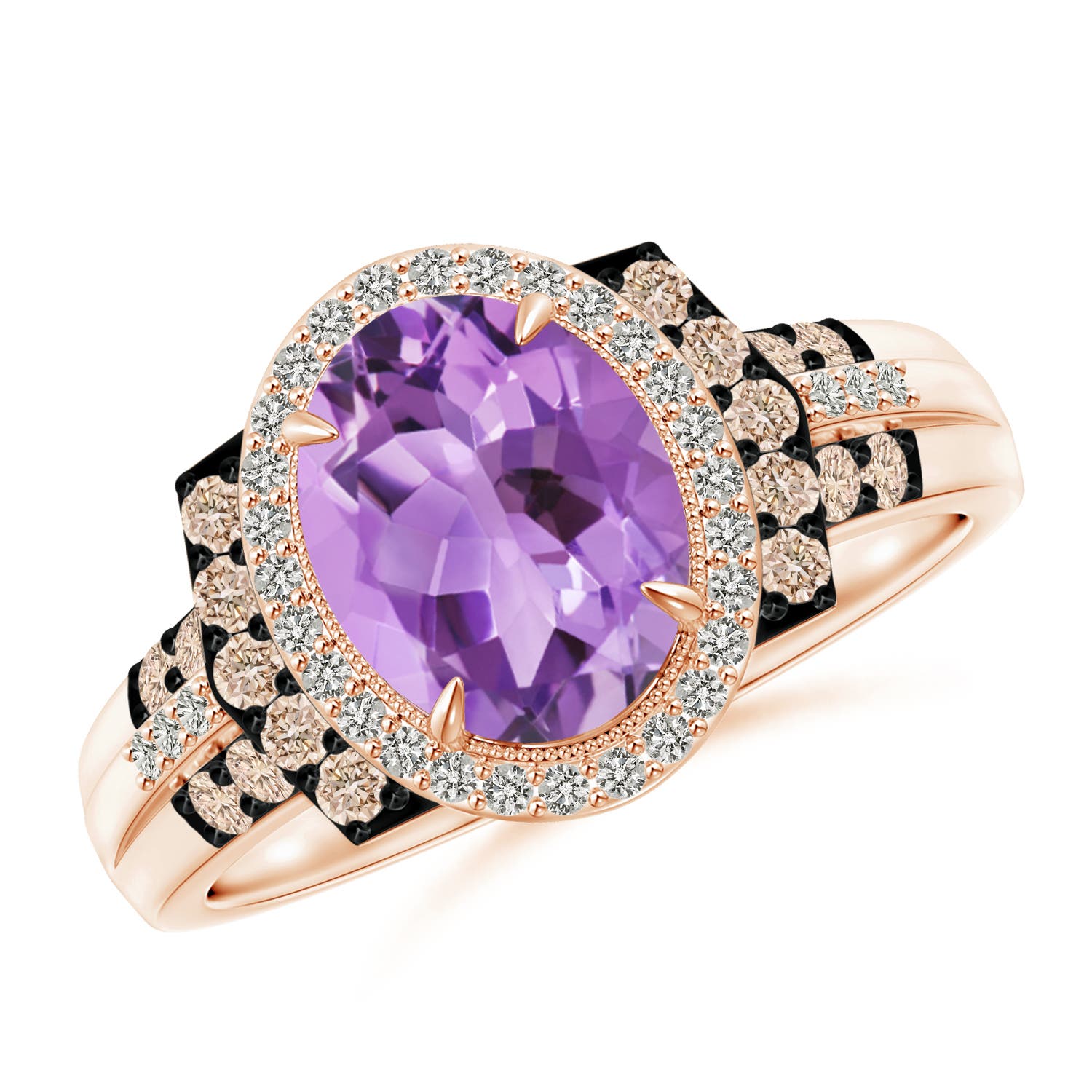 A - Amethyst / 2.02 CT / 14 KT Rose Gold