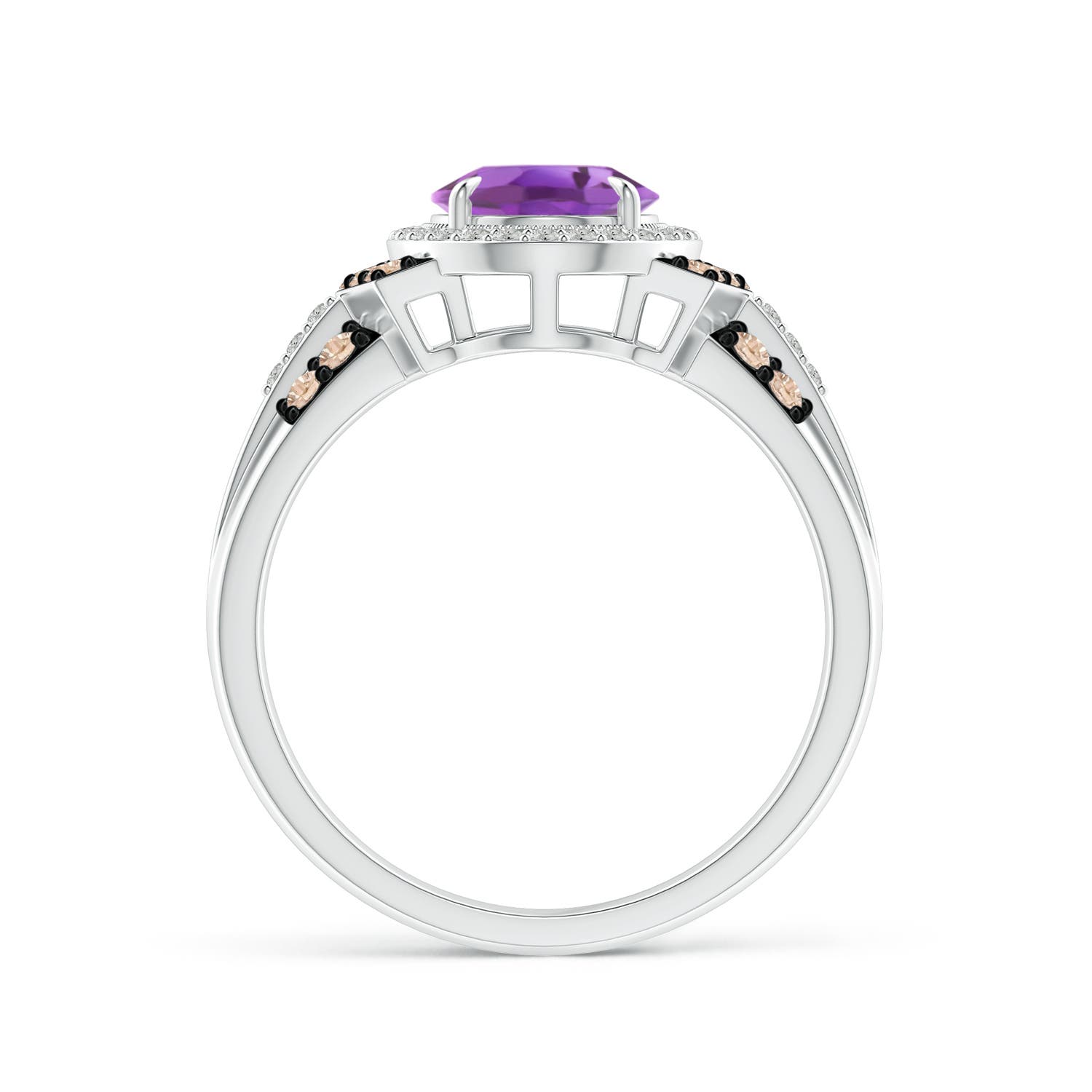 A - Amethyst / 2.02 CT / 14 KT White Gold