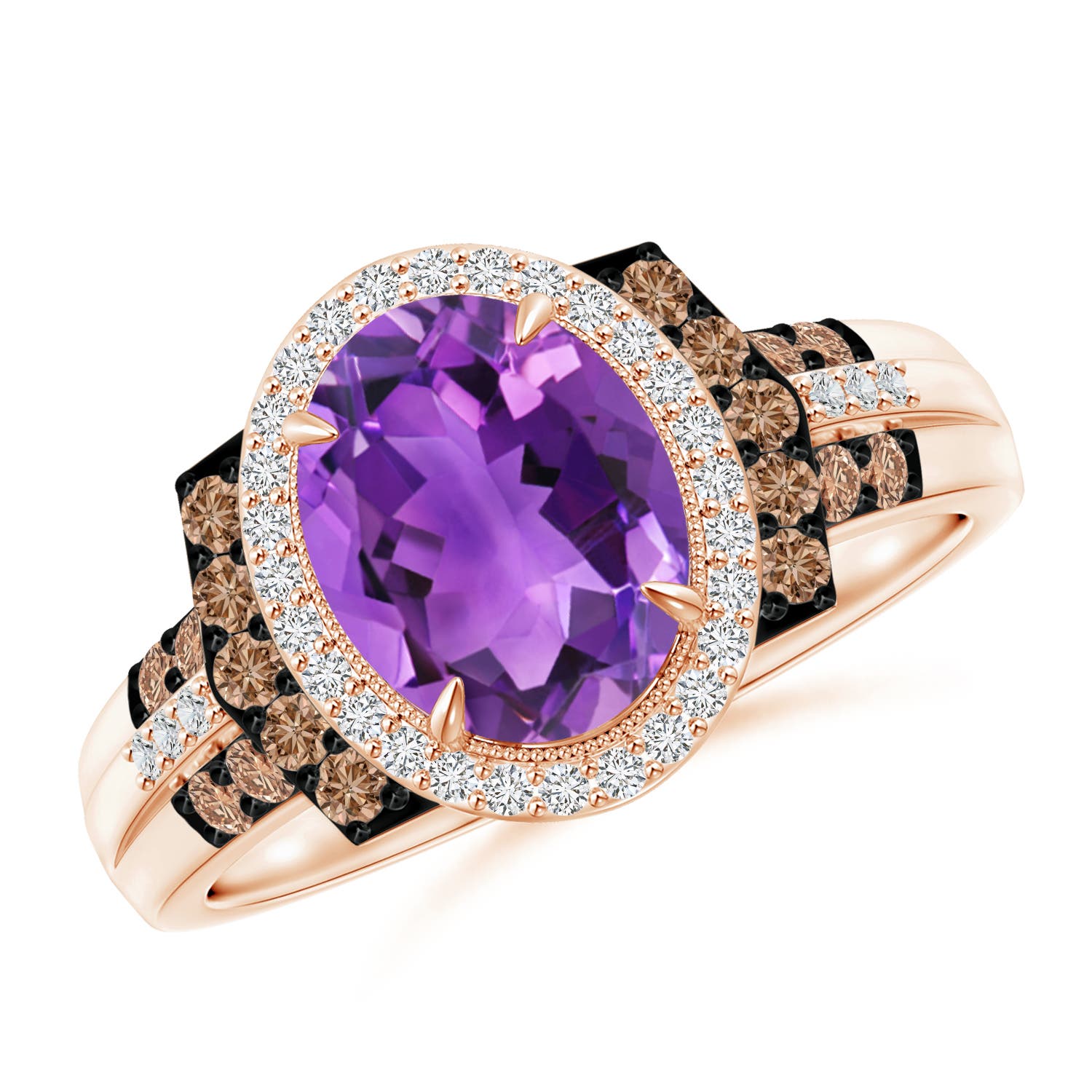 AAA - Amethyst / 2.02 CT / 14 KT Rose Gold