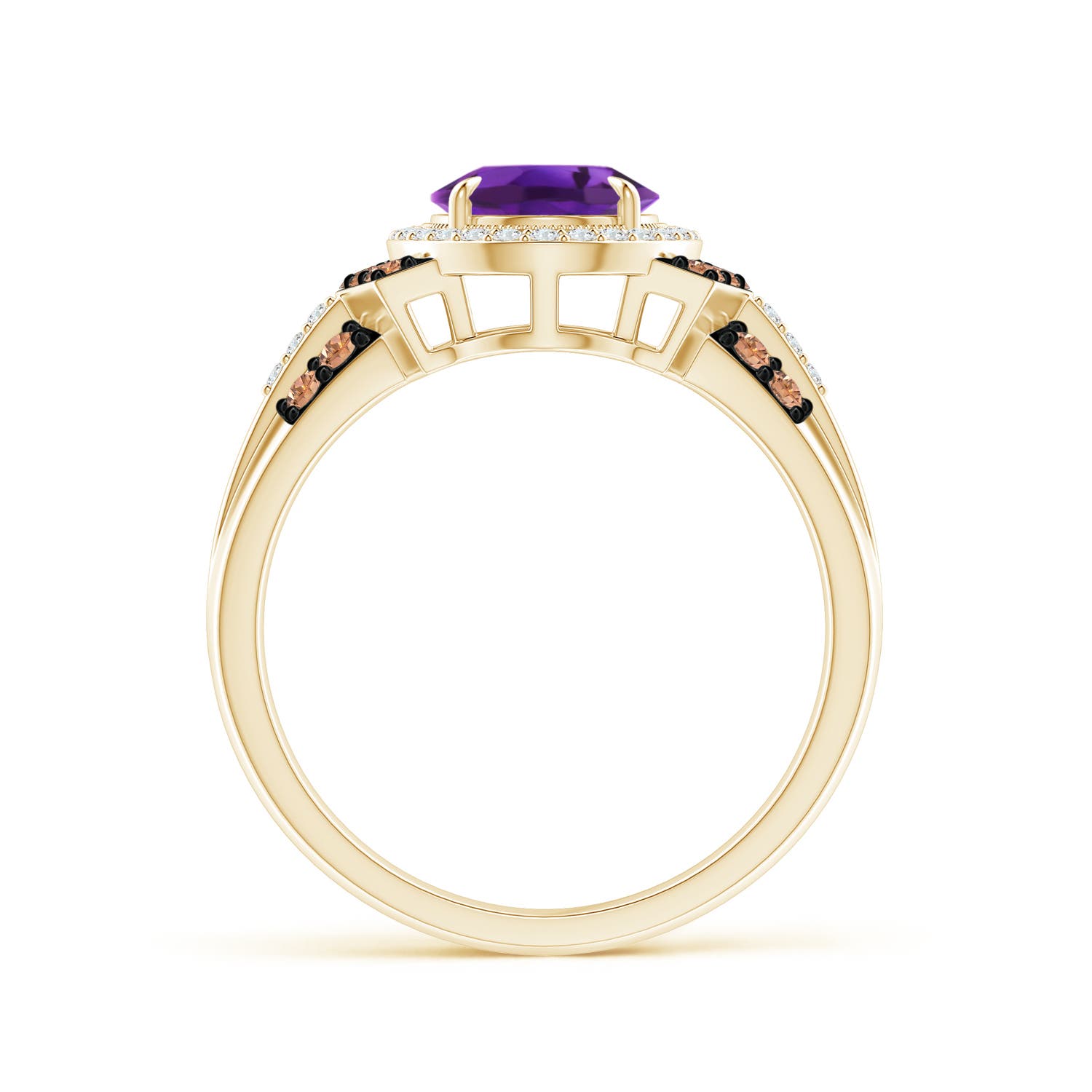 AAAA - Amethyst / 2.02 CT / 14 KT Yellow Gold