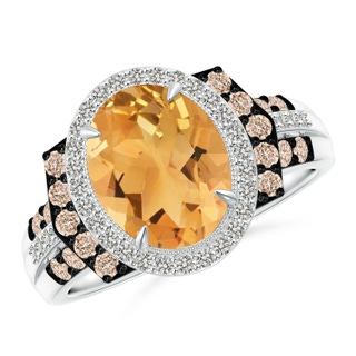 Oval A Citrine