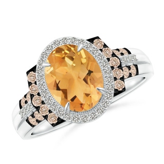 Oval A Citrine