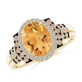 Oval A Citrine