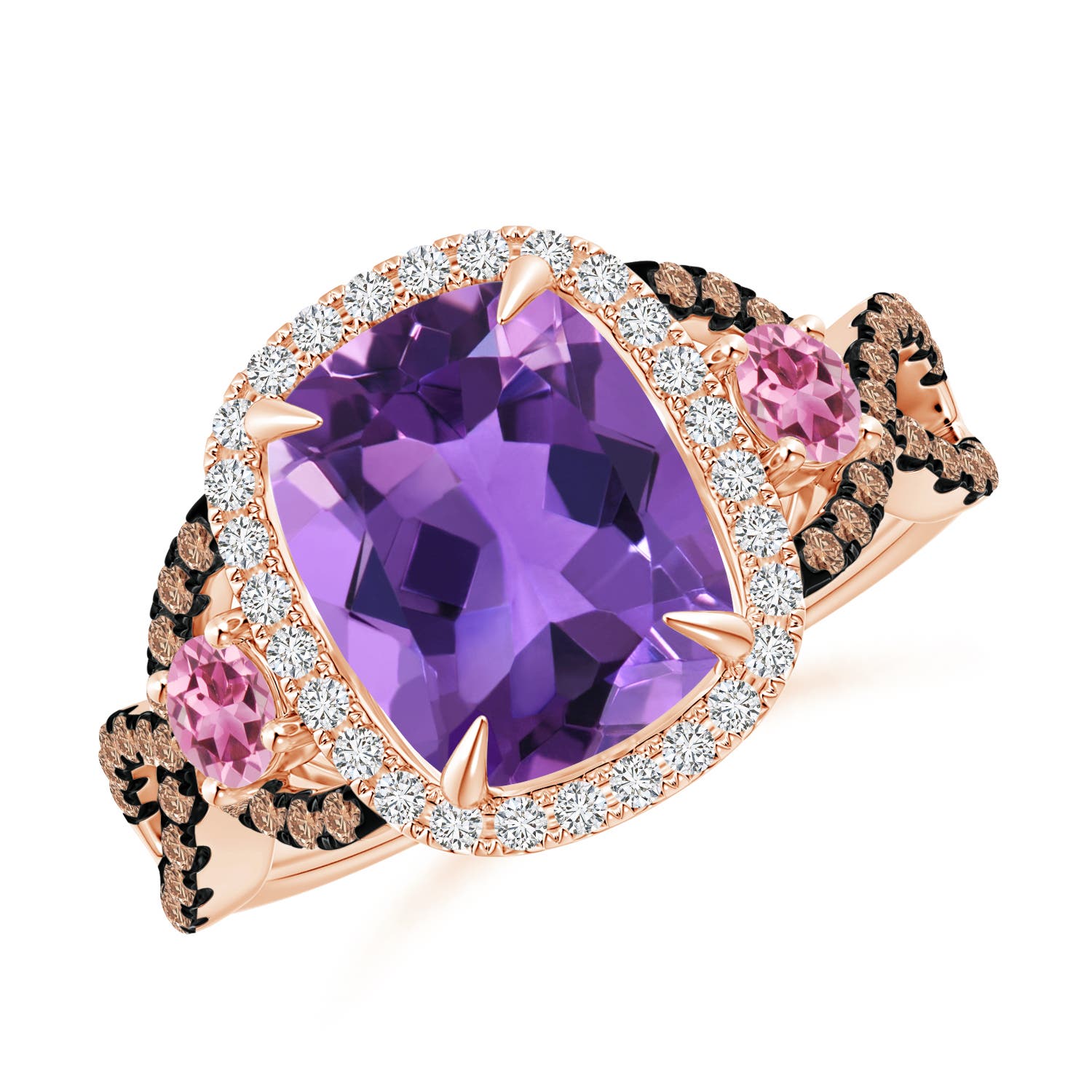 AAA - Amethyst / 3.39 CT / 14 KT Rose Gold