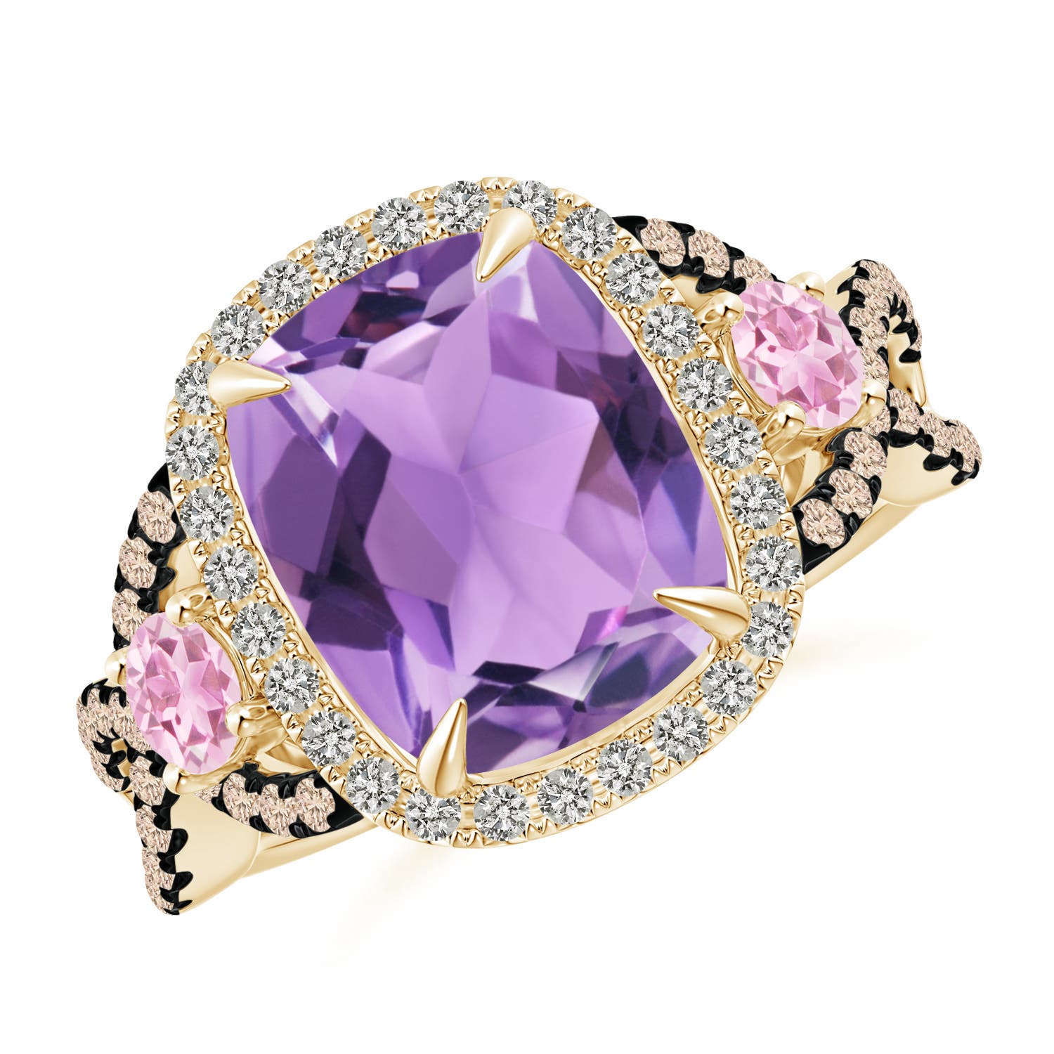 A - Amethyst / 4.4 CT / 14 KT Yellow Gold