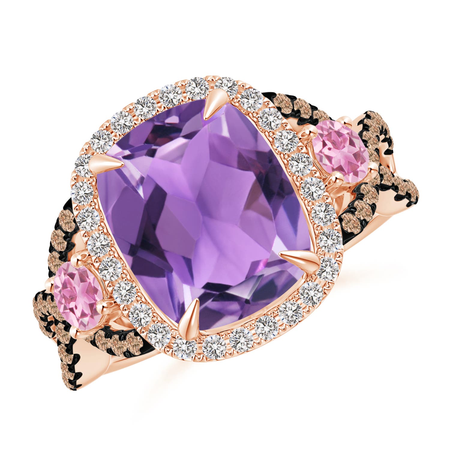 AA - Amethyst / 4.4 CT / 14 KT Rose Gold