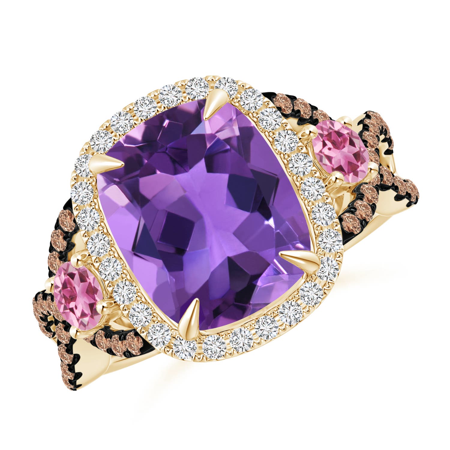 AAA - Amethyst / 4.4 CT / 14 KT Yellow Gold