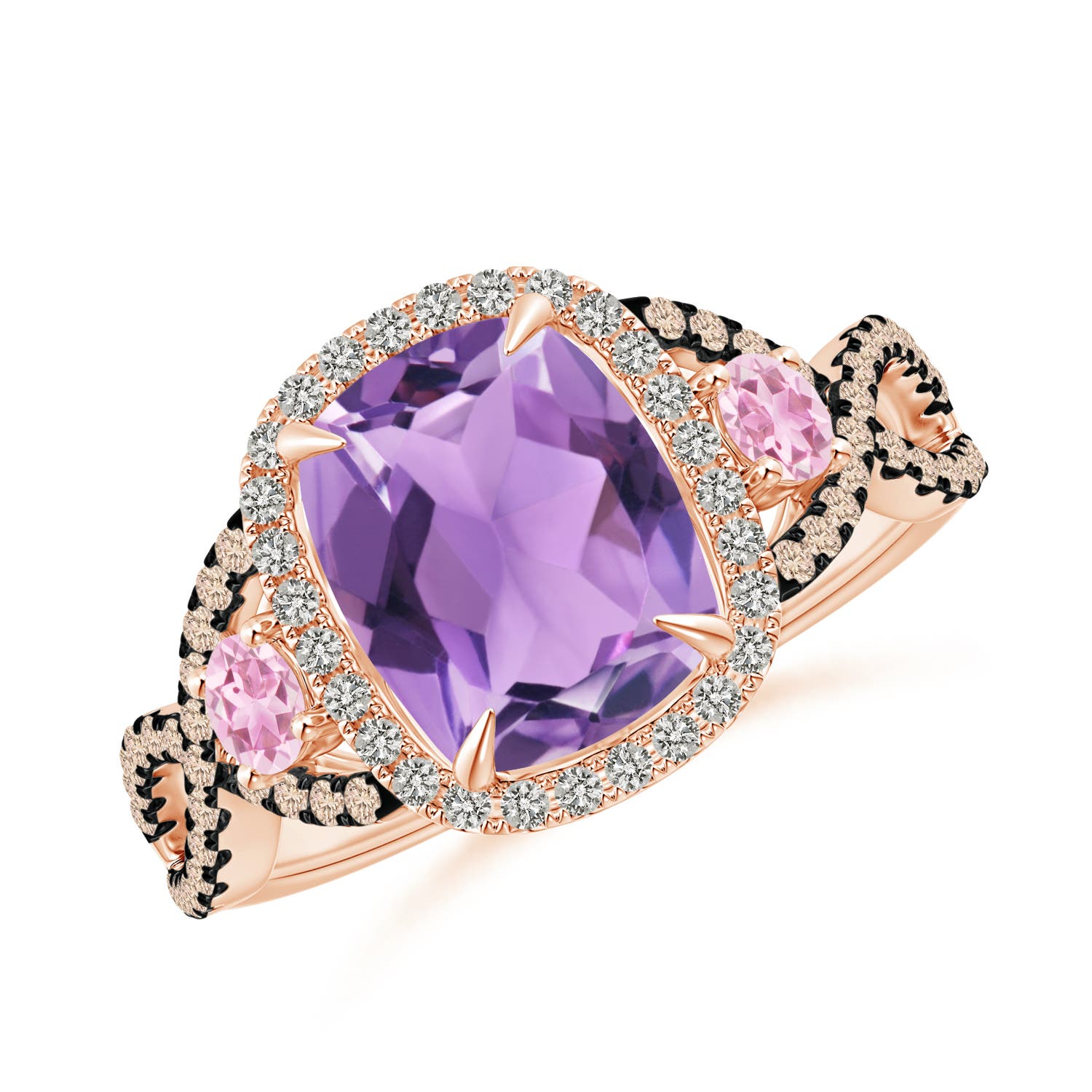 A - Amethyst / 2.59 CT / 14 KT Rose Gold