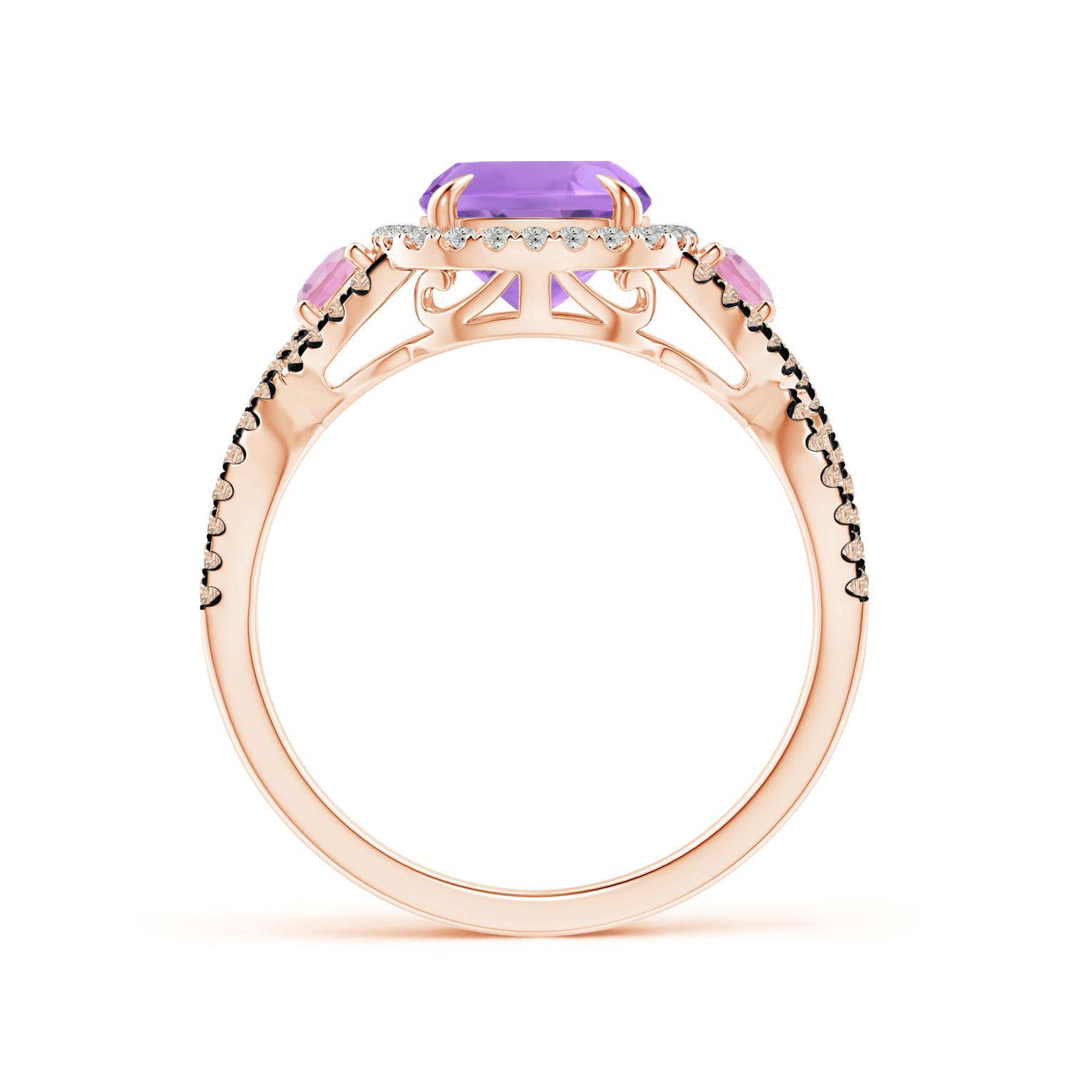 A - Amethyst / 2.59 CT / 14 KT Rose Gold