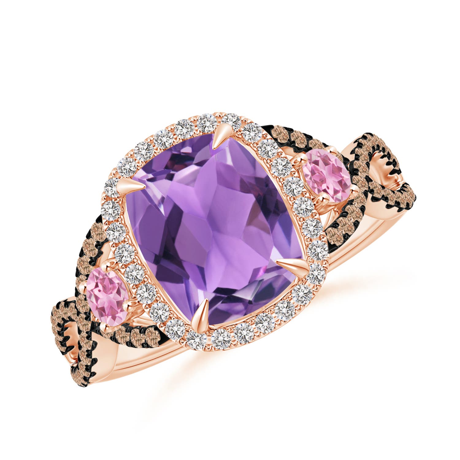 AA - Amethyst / 2.59 CT / 14 KT Rose Gold