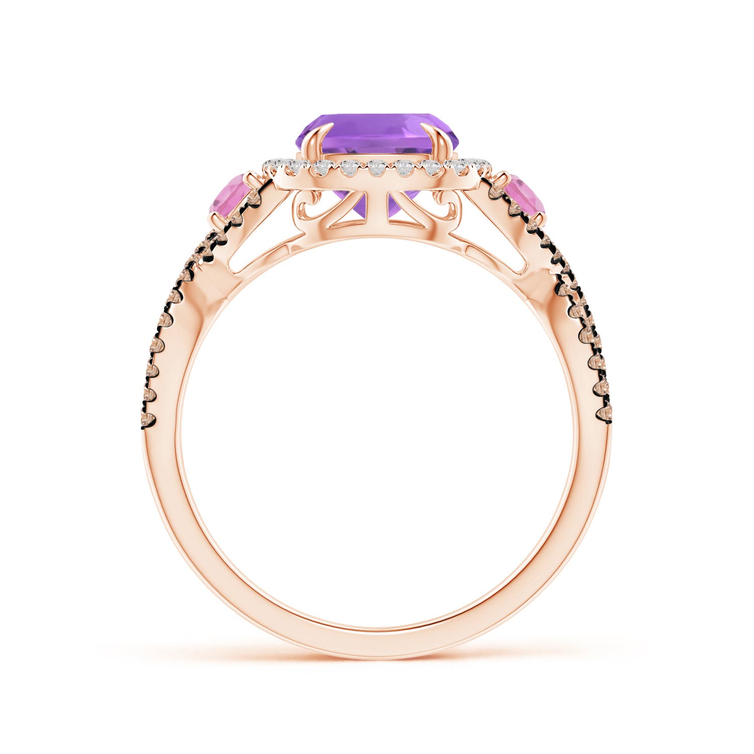 AA - Amethyst / 2.59 CT / 14 KT Rose Gold