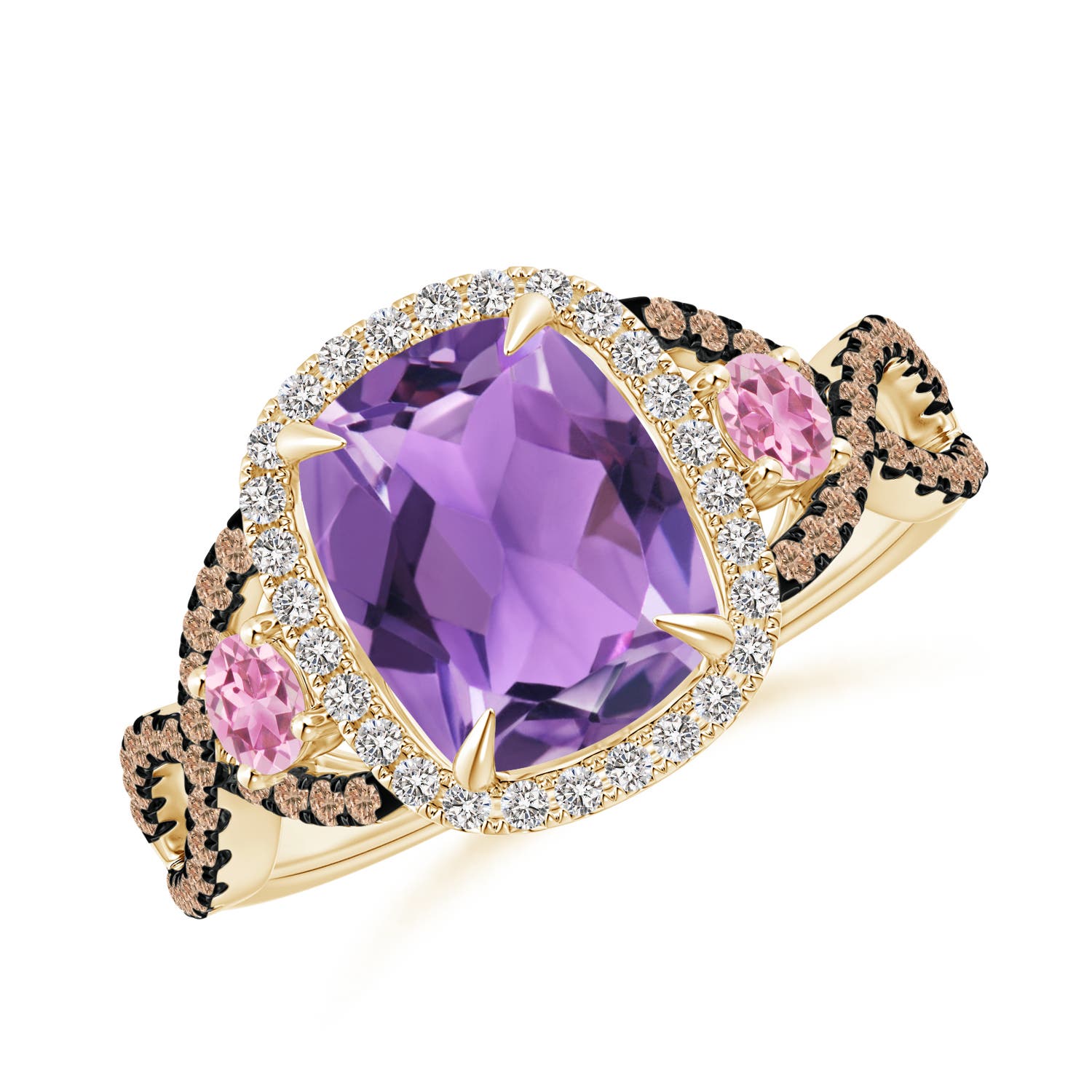 AA - Amethyst / 2.59 CT / 14 KT Yellow Gold