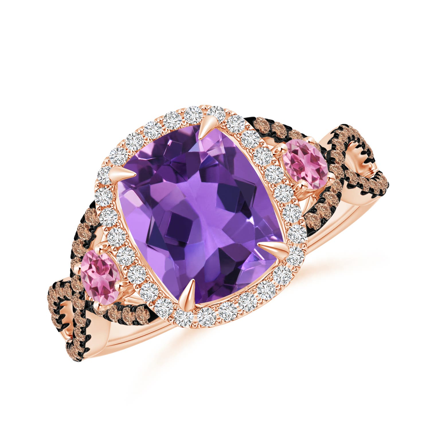 AAA - Amethyst / 2.59 CT / 14 KT Rose Gold