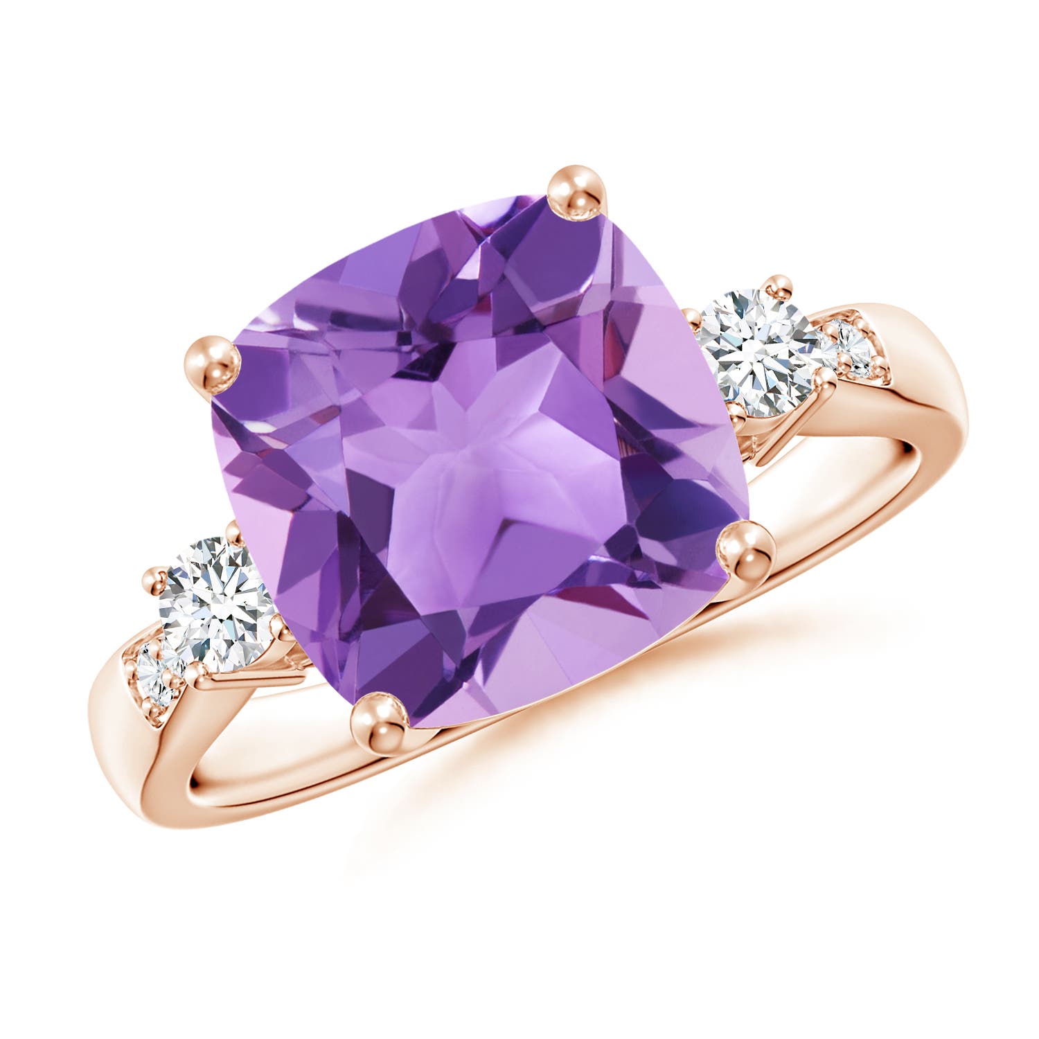 A - Amethyst / 3.85 CT / 14 KT Rose Gold