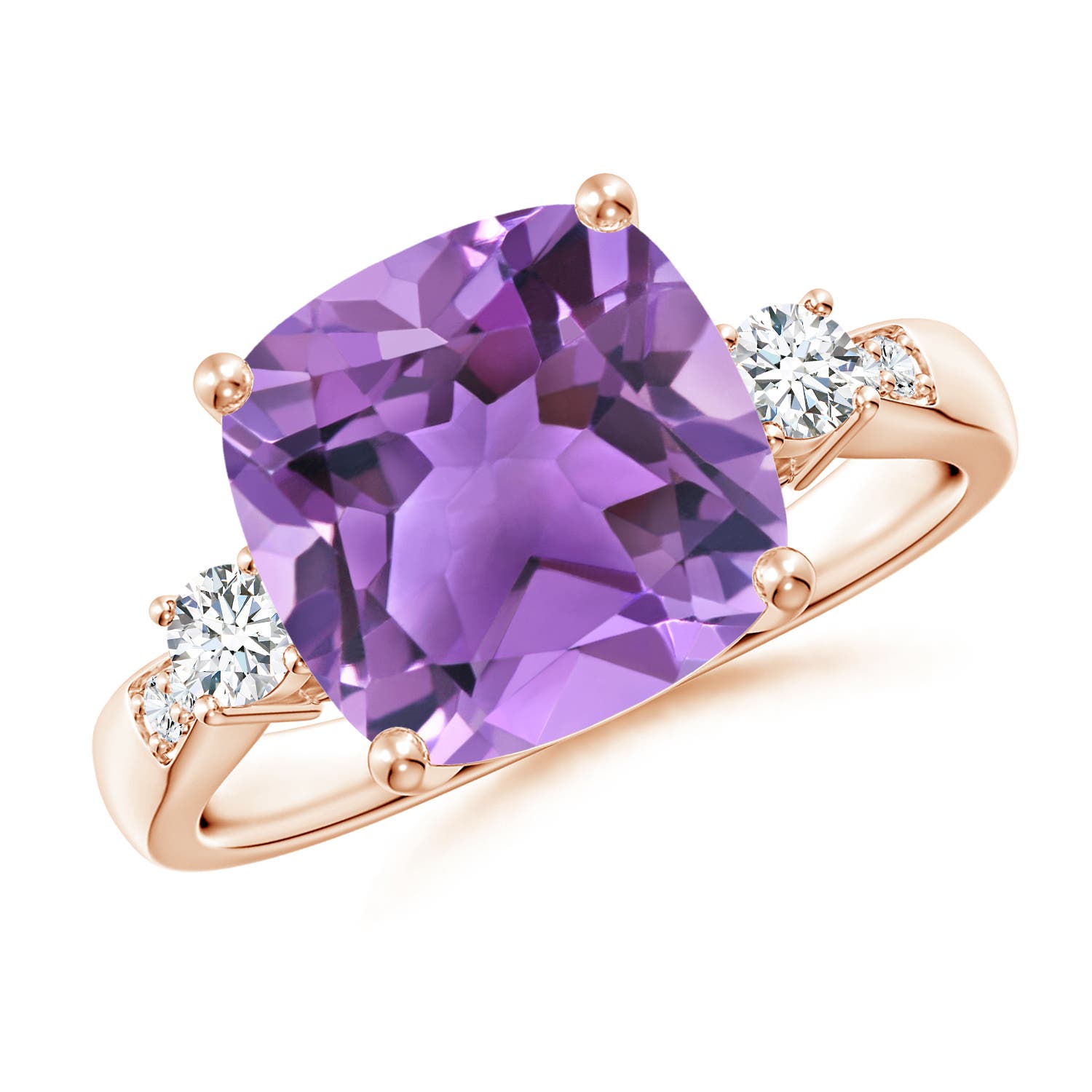 AA - Amethyst / 3.85 CT / 14 KT Rose Gold