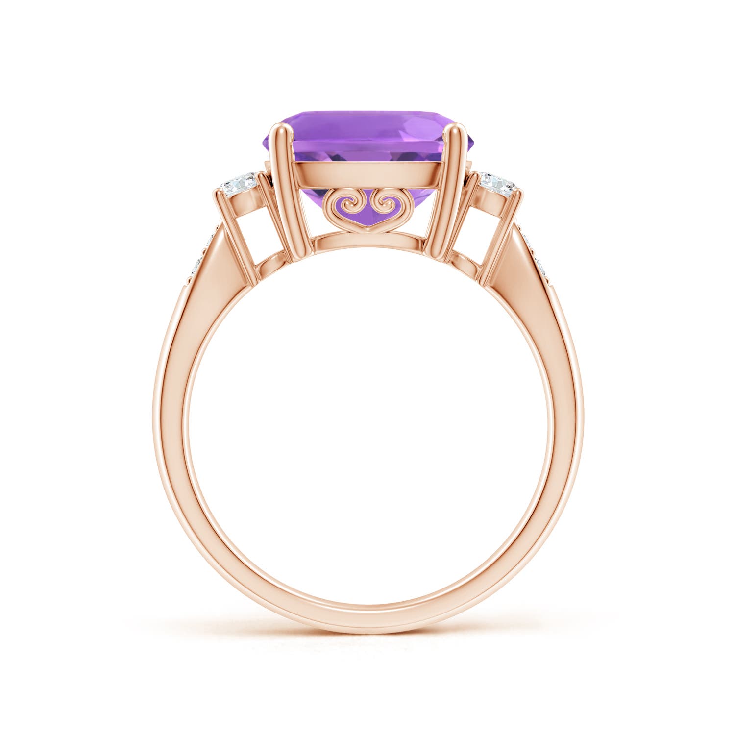 AA - Amethyst / 3.85 CT / 14 KT Rose Gold