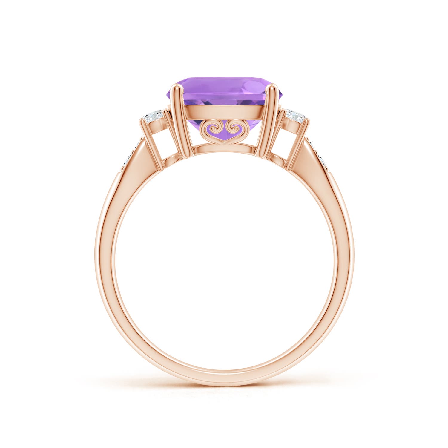 A - Amethyst / 3.27 CT / 14 KT Rose Gold