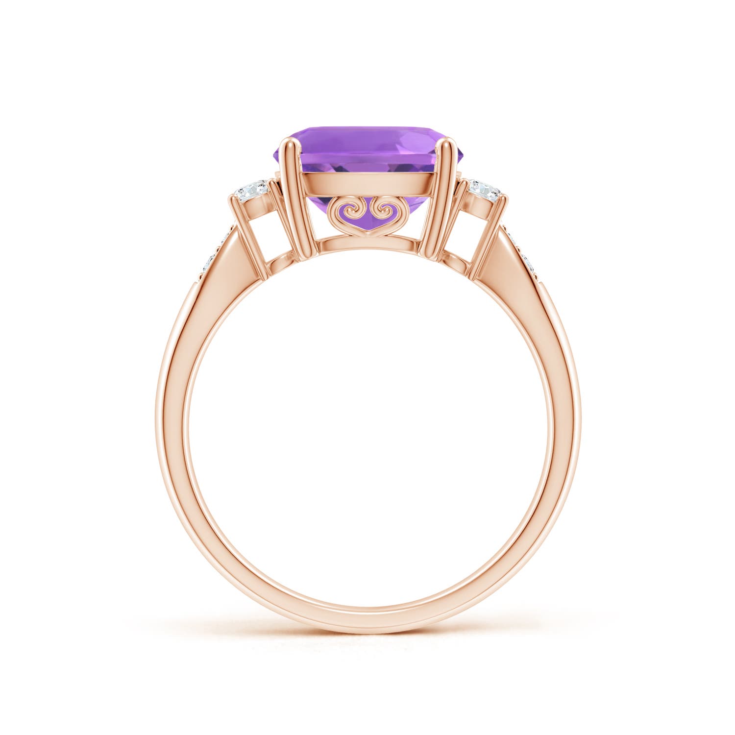 AA - Amethyst / 3.27 CT / 14 KT Rose Gold