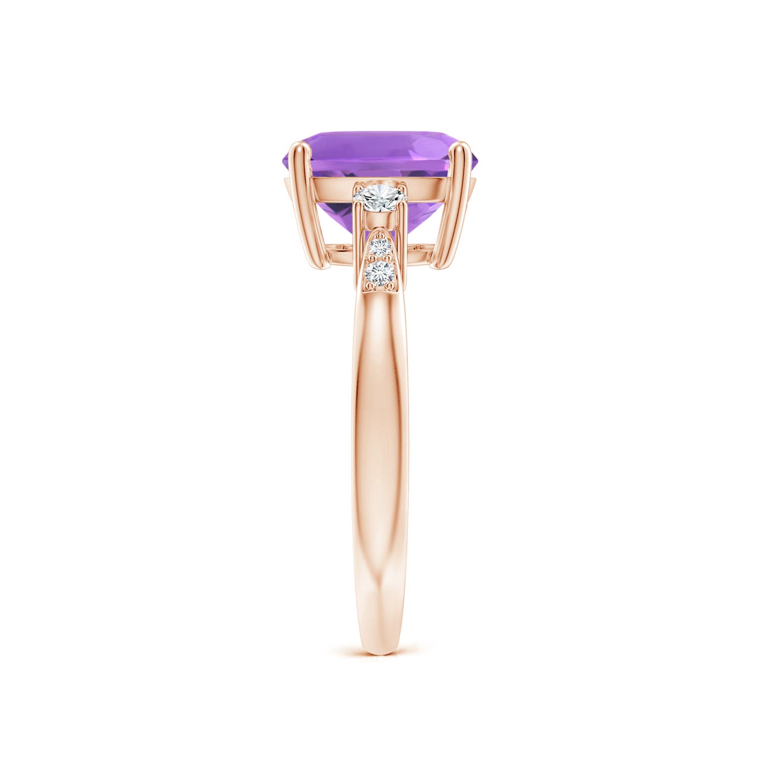 AA - Amethyst / 3.27 CT / 14 KT Rose Gold