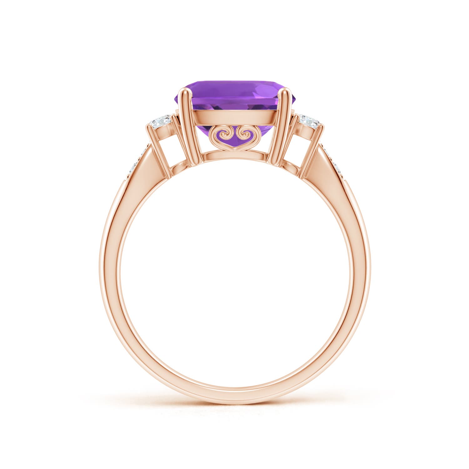 AAA - Amethyst / 3.27 CT / 14 KT Rose Gold