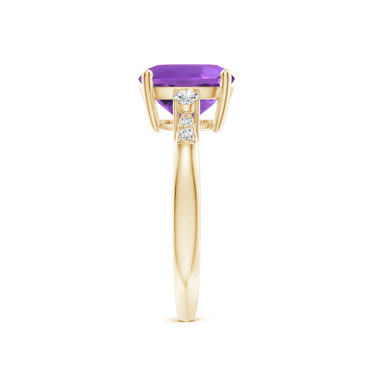 AAA - Amethyst / 3.27 CT / 14 KT Yellow Gold