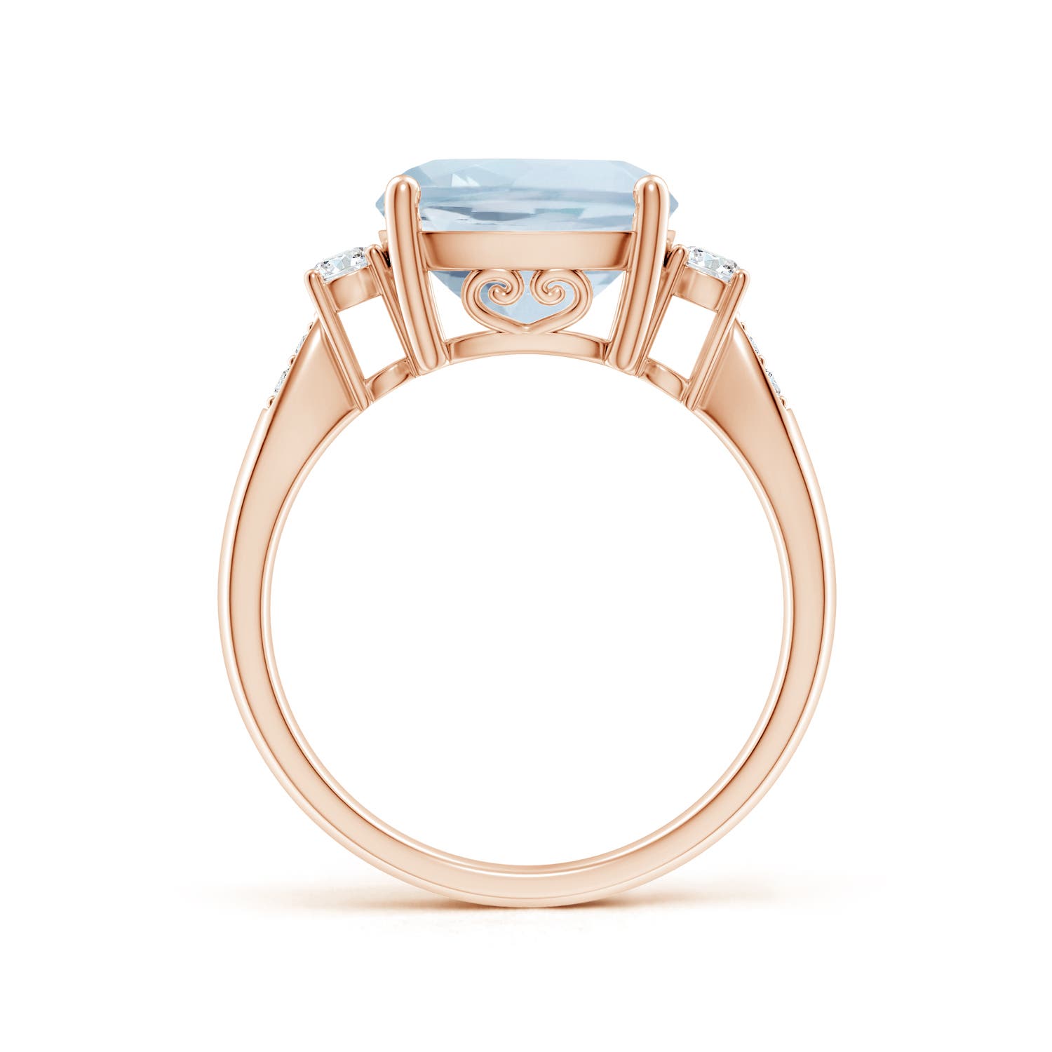 A - Aquamarine / 3.7 CT / 14 KT Rose Gold