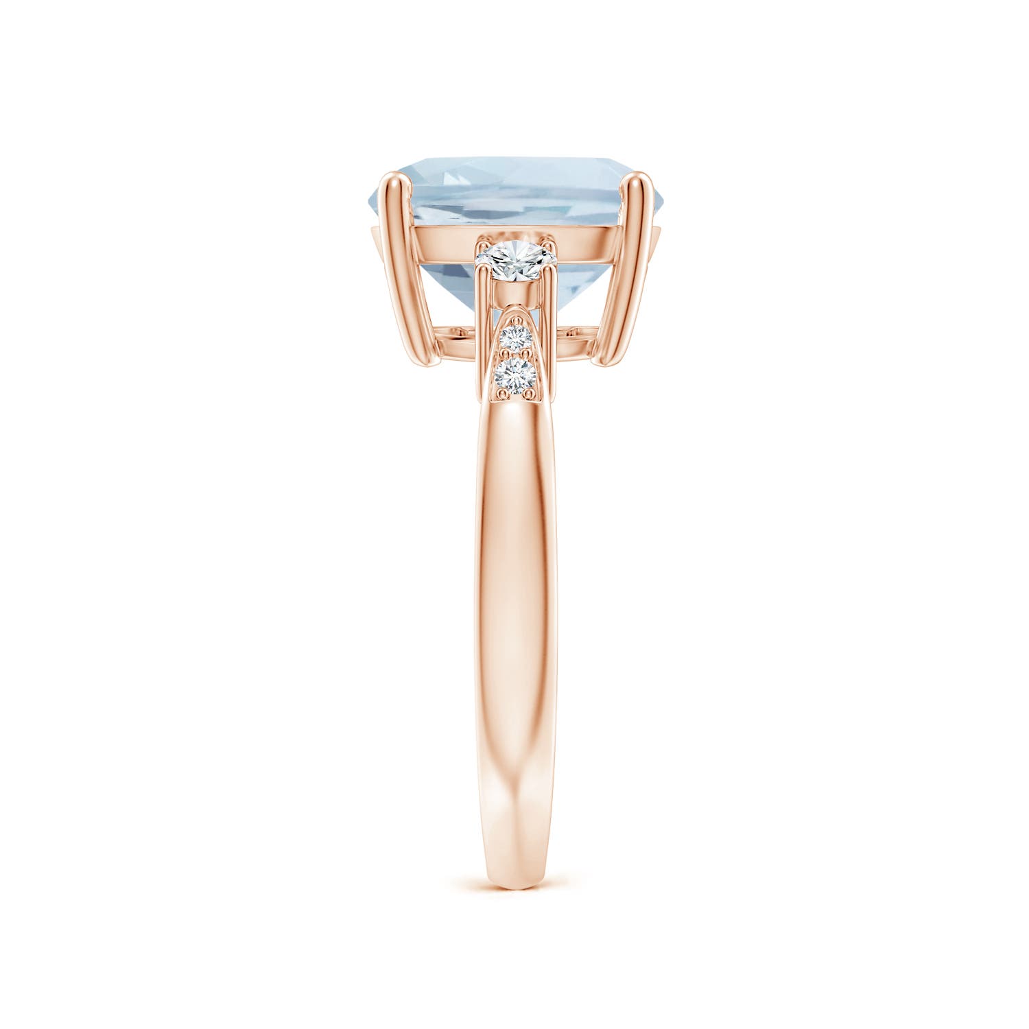 A - Aquamarine / 3.7 CT / 14 KT Rose Gold