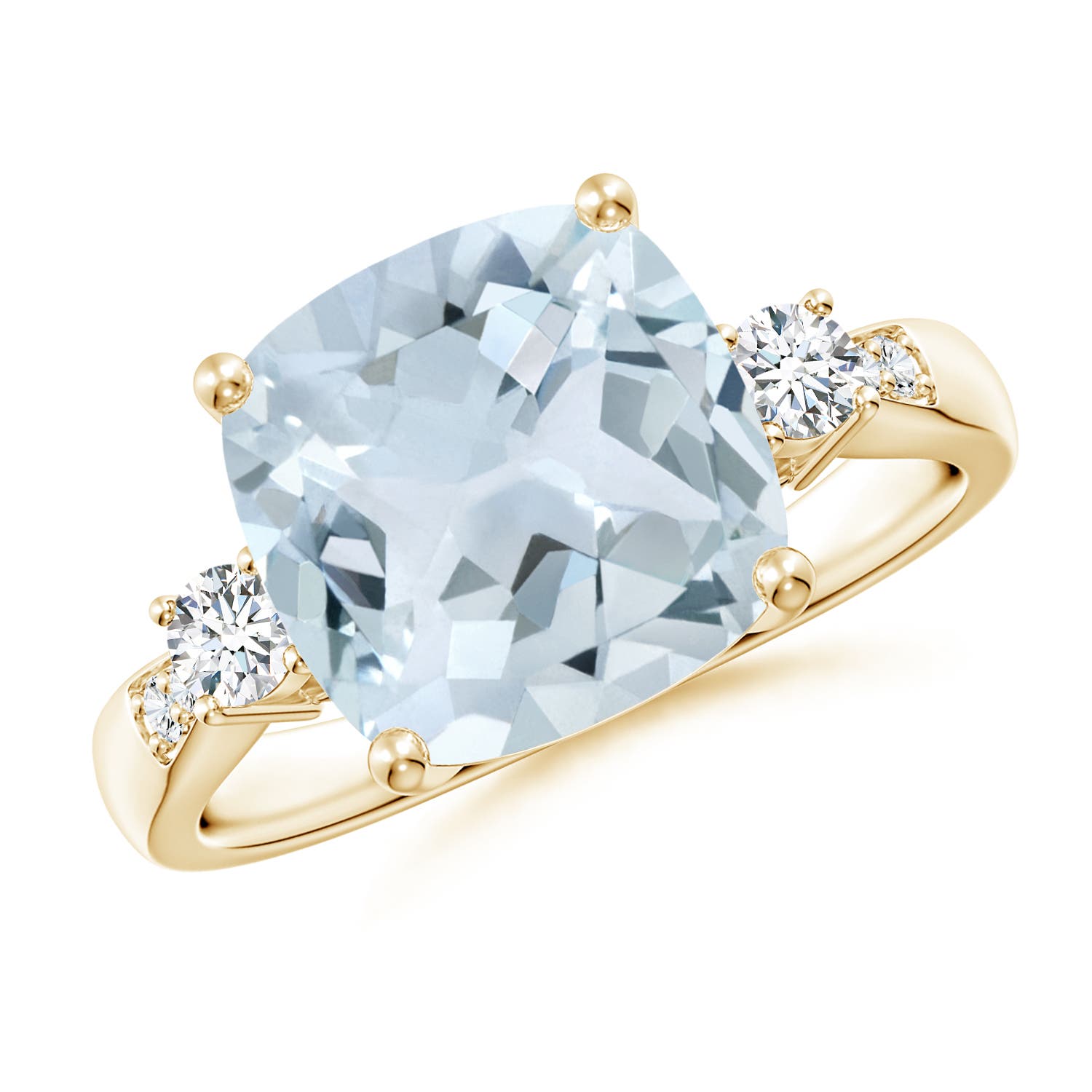 A - Aquamarine / 3.7 CT / 14 KT Yellow Gold