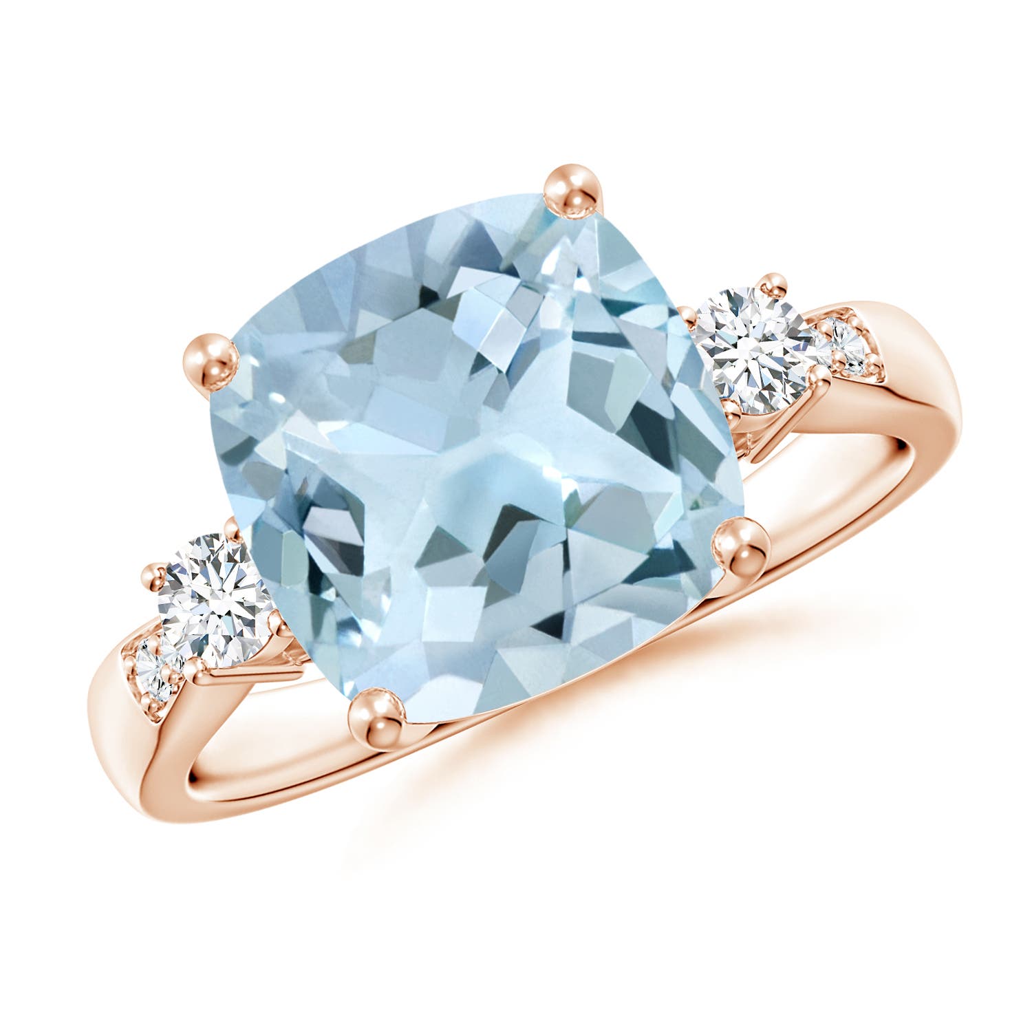 AA - Aquamarine / 3.7 CT / 14 KT Rose Gold