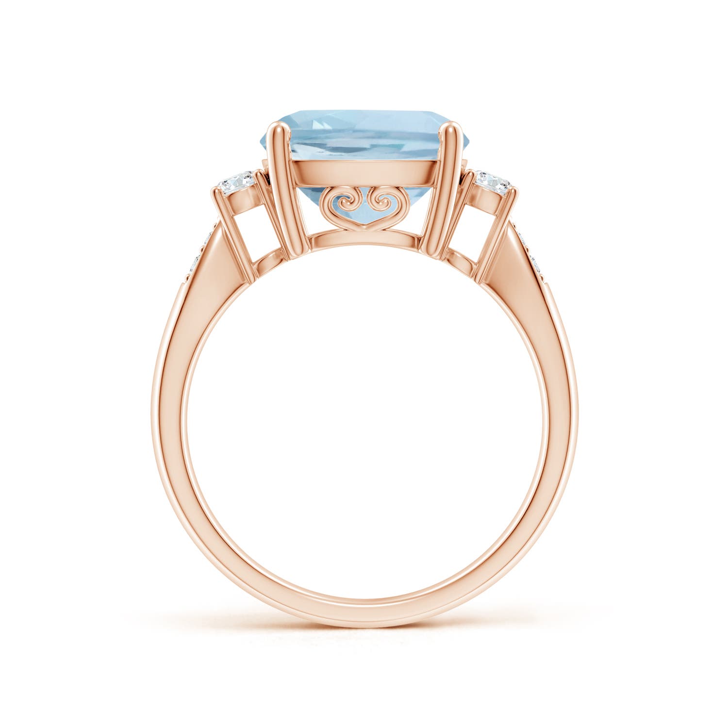 AA - Aquamarine / 3.7 CT / 14 KT Rose Gold