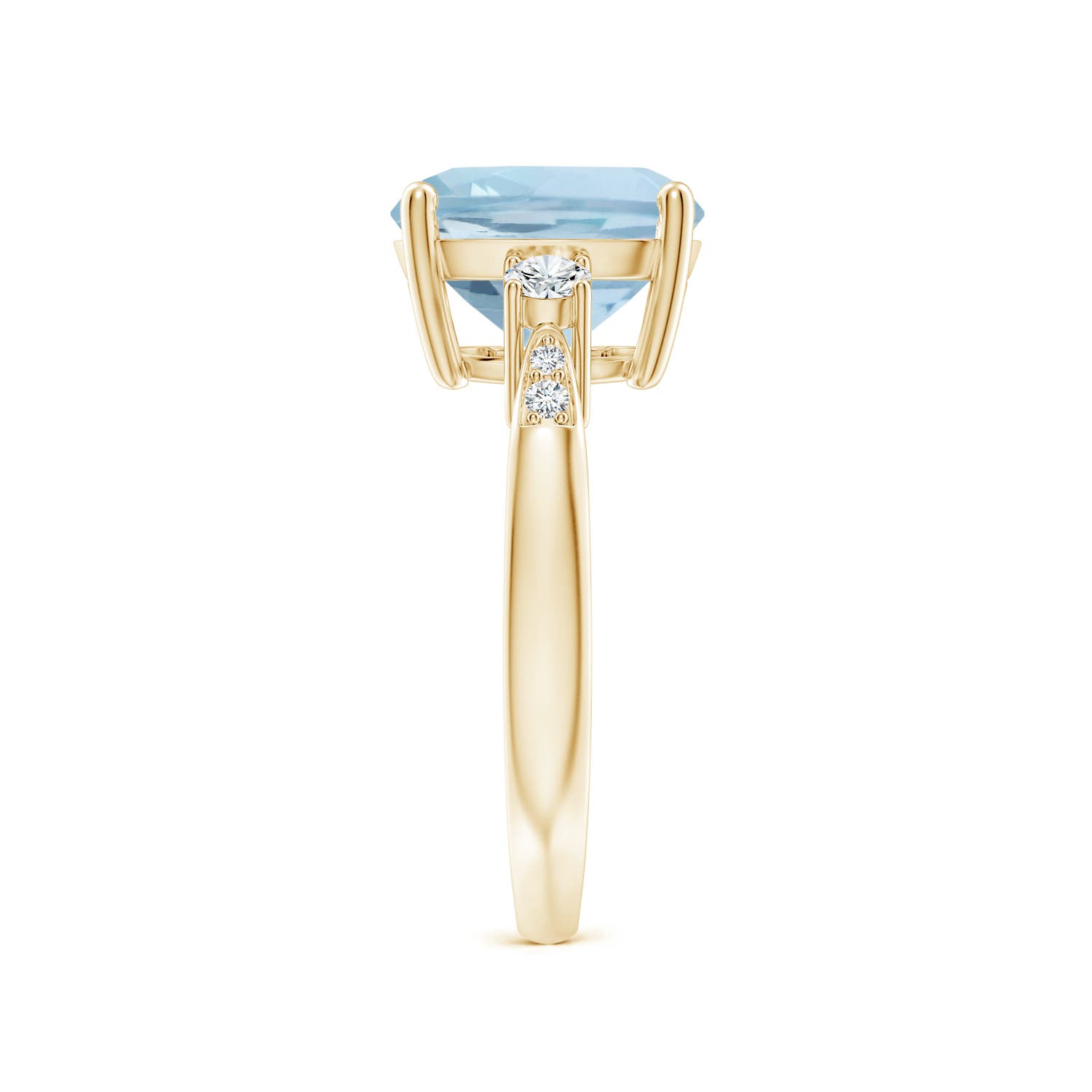 AA - Aquamarine / 3.7 CT / 14 KT Yellow Gold