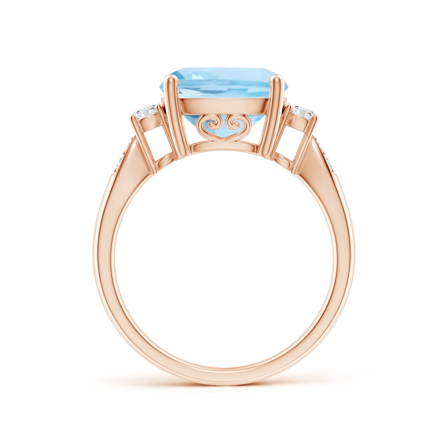 AAA - Aquamarine / 3.7 CT / 14 KT Rose Gold