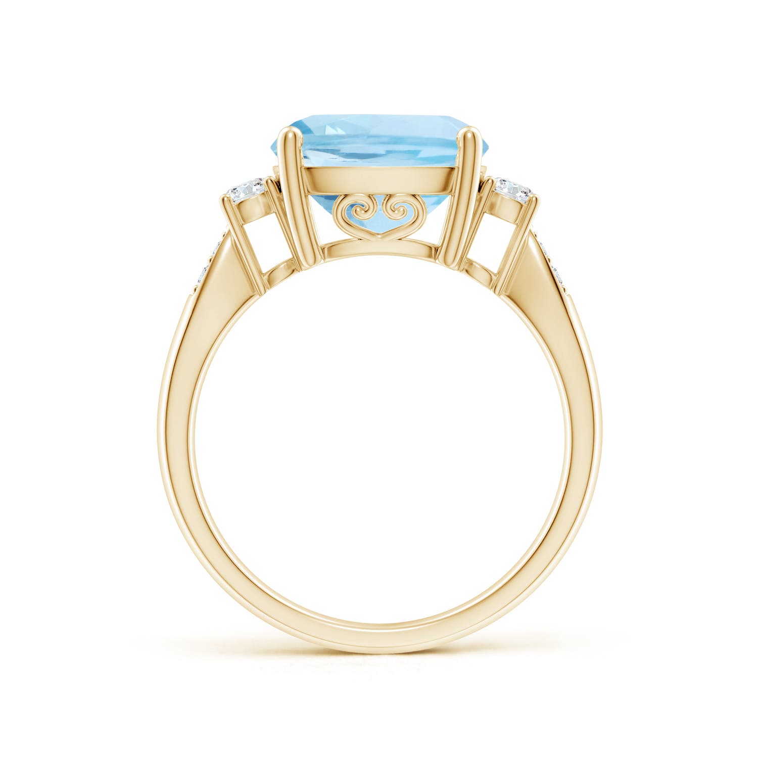 AAA - Aquamarine / 3.7 CT / 14 KT Yellow Gold