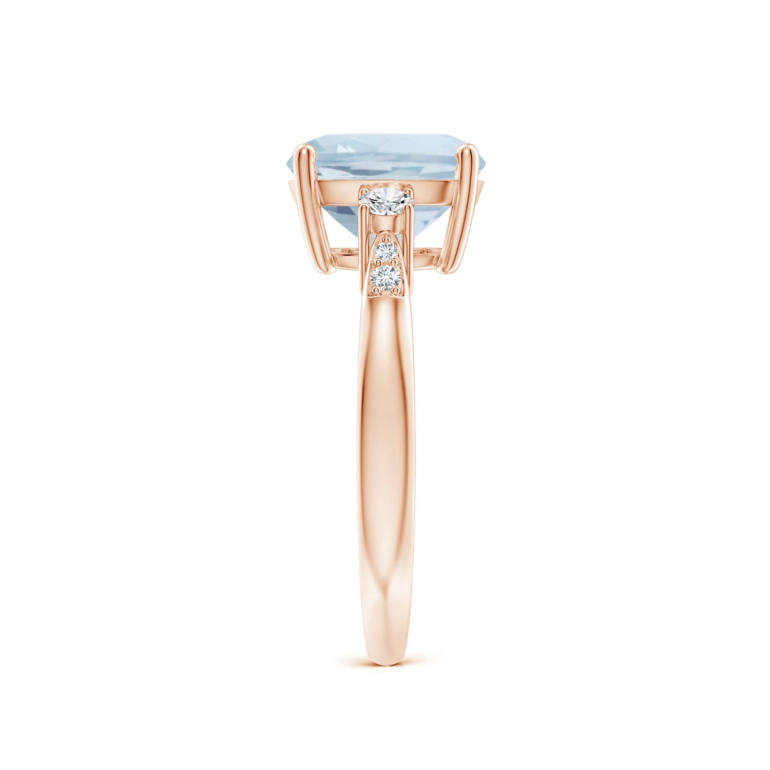 A - Aquamarine / 2.87 CT / 14 KT Rose Gold