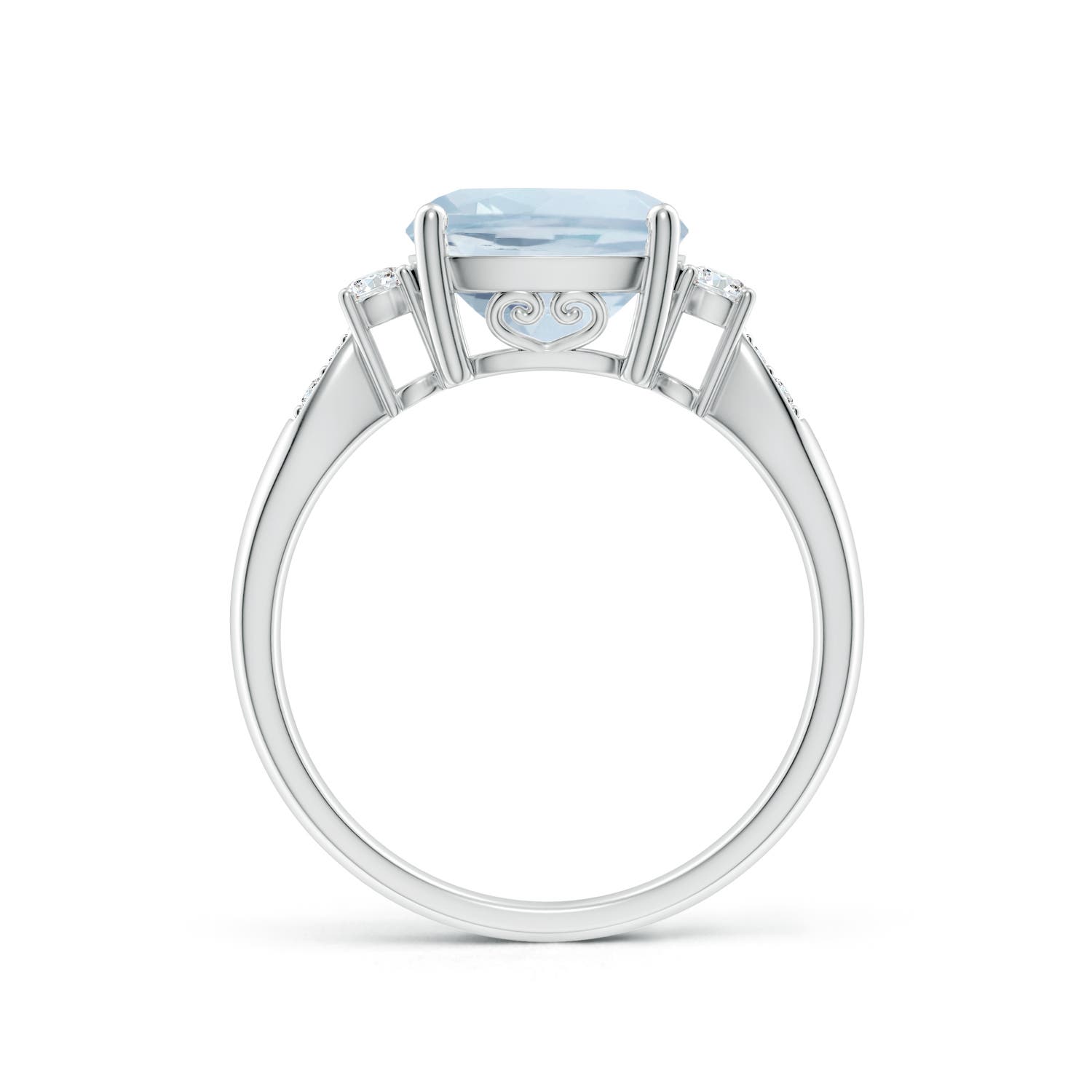 A - Aquamarine / 2.87 CT / 14 KT White Gold