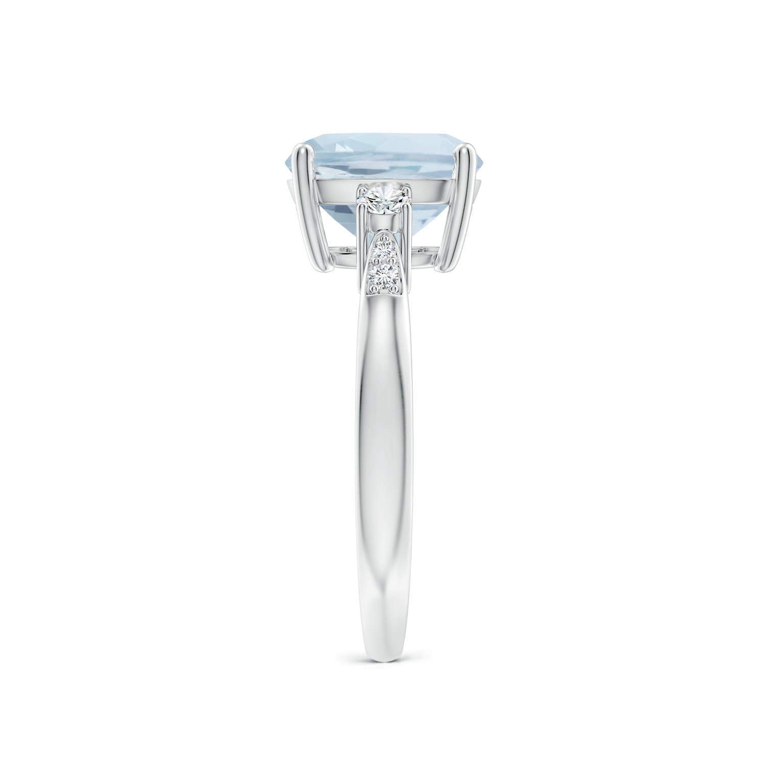 A - Aquamarine / 2.87 CT / 14 KT White Gold