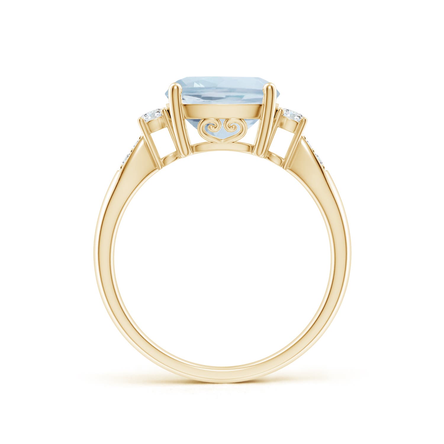 A - Aquamarine / 2.87 CT / 14 KT Yellow Gold