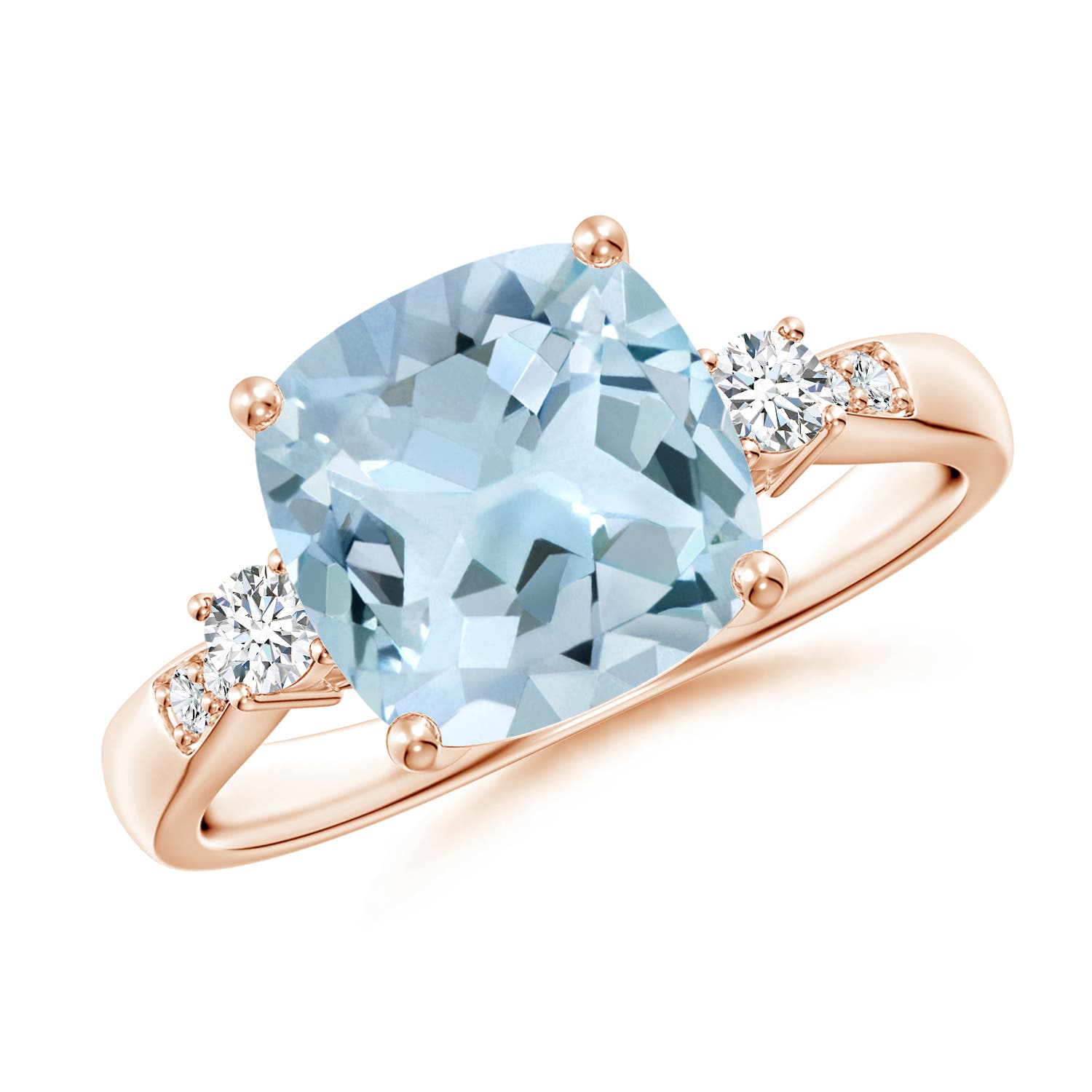 AA - Aquamarine / 2.87 CT / 14 KT Rose Gold