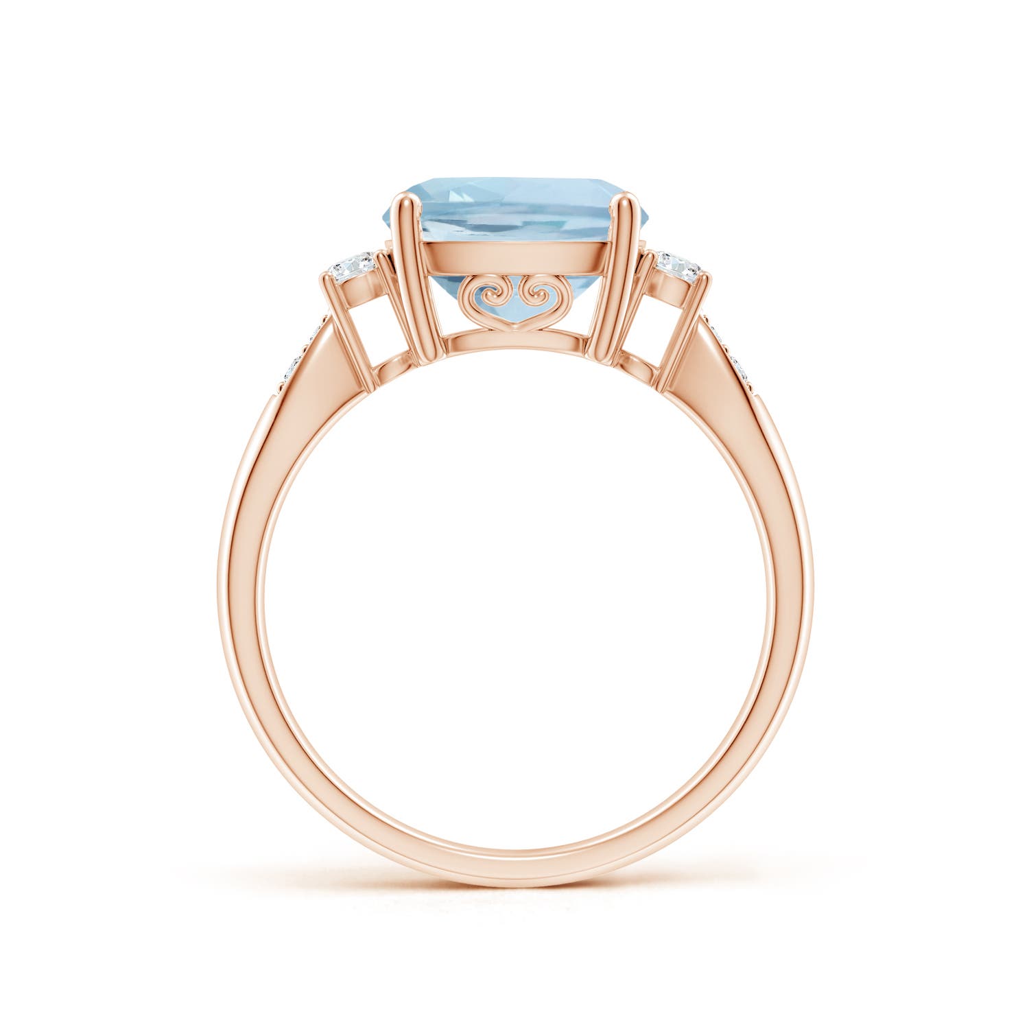 AA - Aquamarine / 2.87 CT / 14 KT Rose Gold