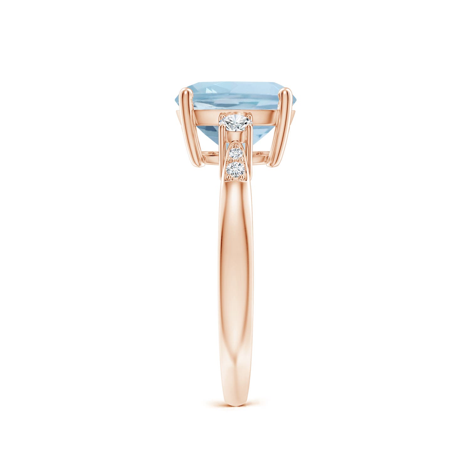 AA - Aquamarine / 2.87 CT / 14 KT Rose Gold