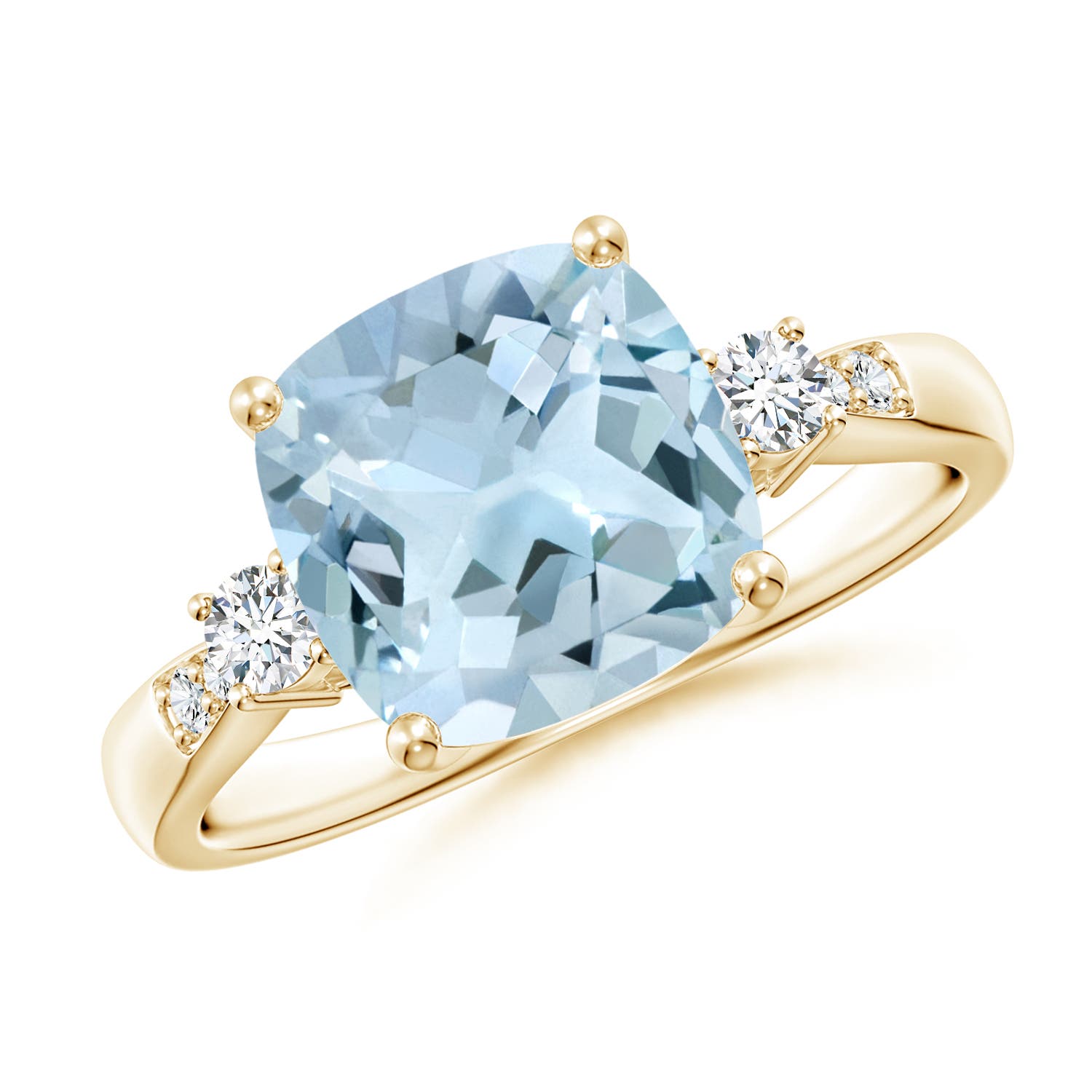 AA - Aquamarine / 2.87 CT / 14 KT Yellow Gold