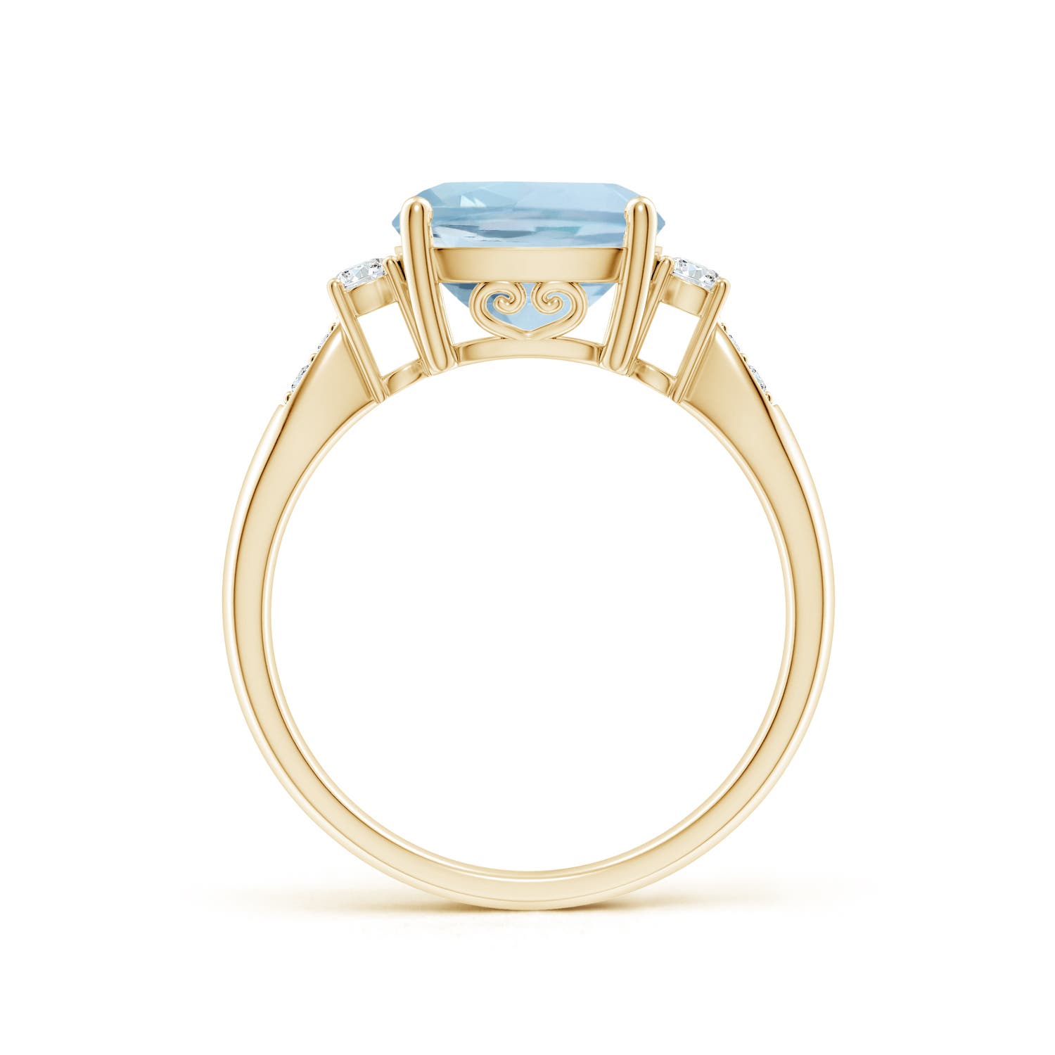 AA - Aquamarine / 2.87 CT / 14 KT Yellow Gold