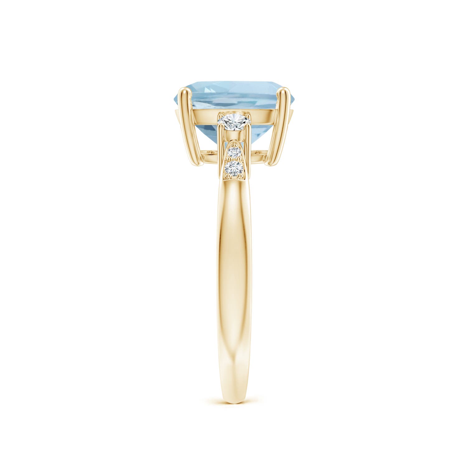 AA - Aquamarine / 2.87 CT / 14 KT Yellow Gold