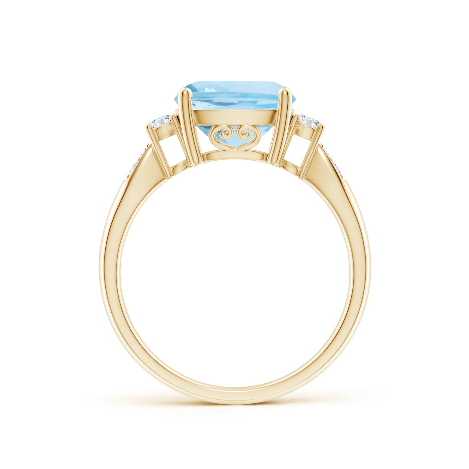 AAA - Aquamarine / 2.87 CT / 14 KT Yellow Gold