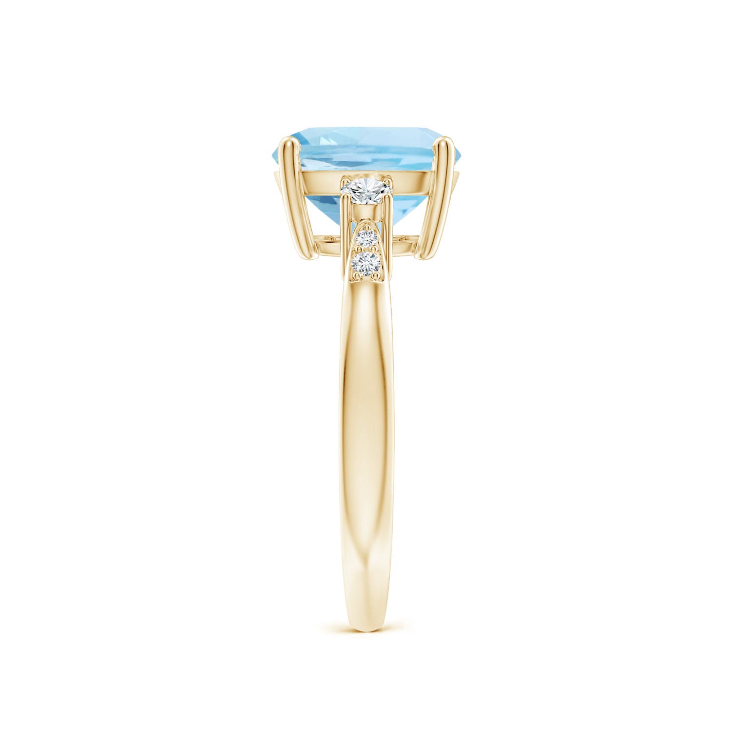 AAA - Aquamarine / 2.87 CT / 14 KT Yellow Gold