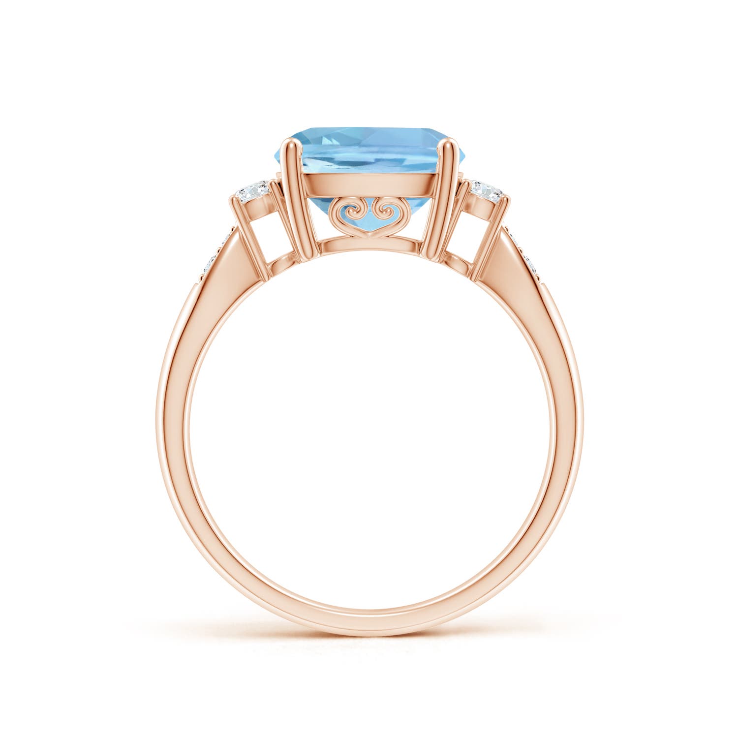 AAAA - Aquamarine / 2.87 CT / 14 KT Rose Gold